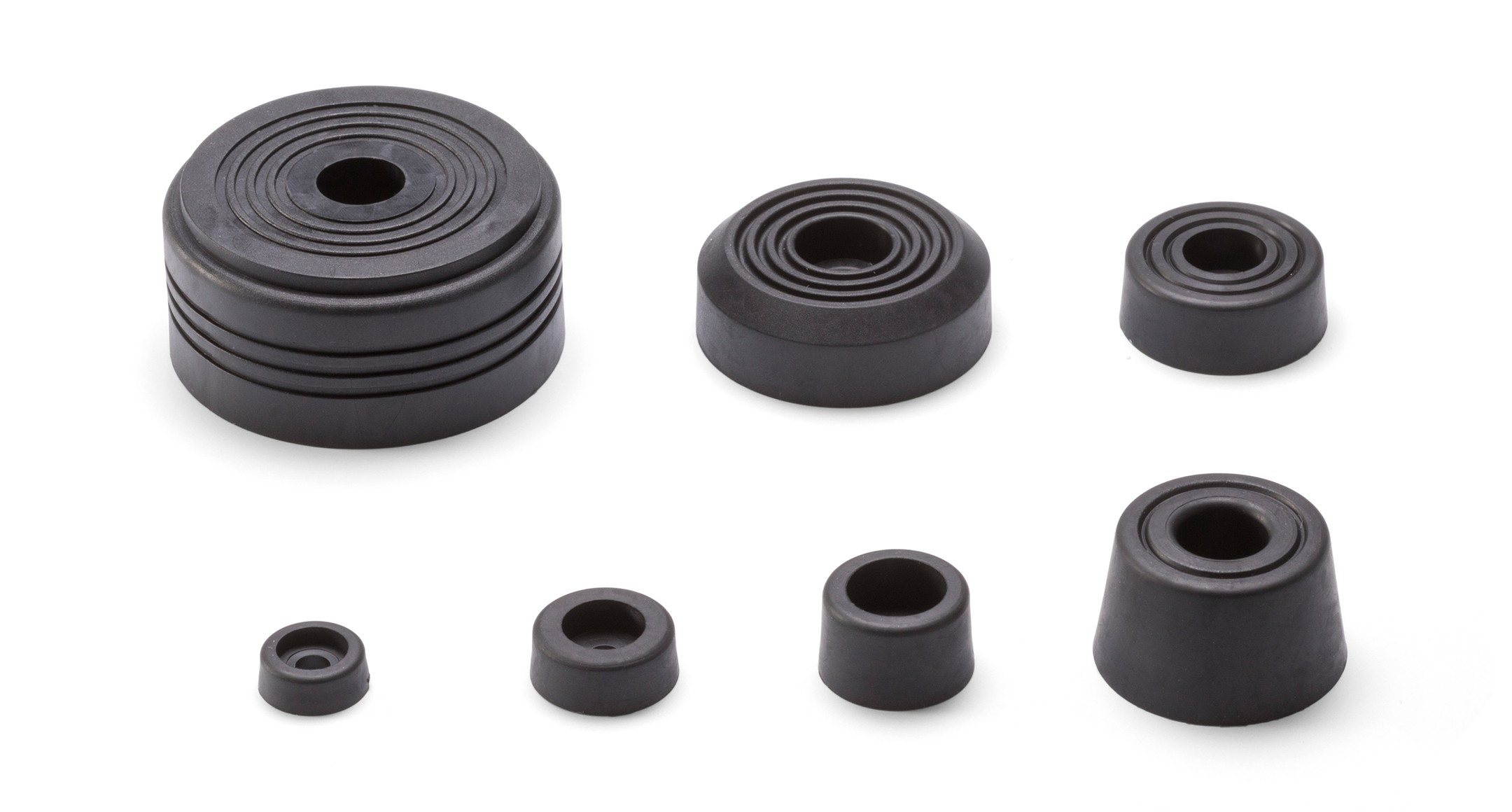 SCREW MOUNT ELASTOMER FEET - A series