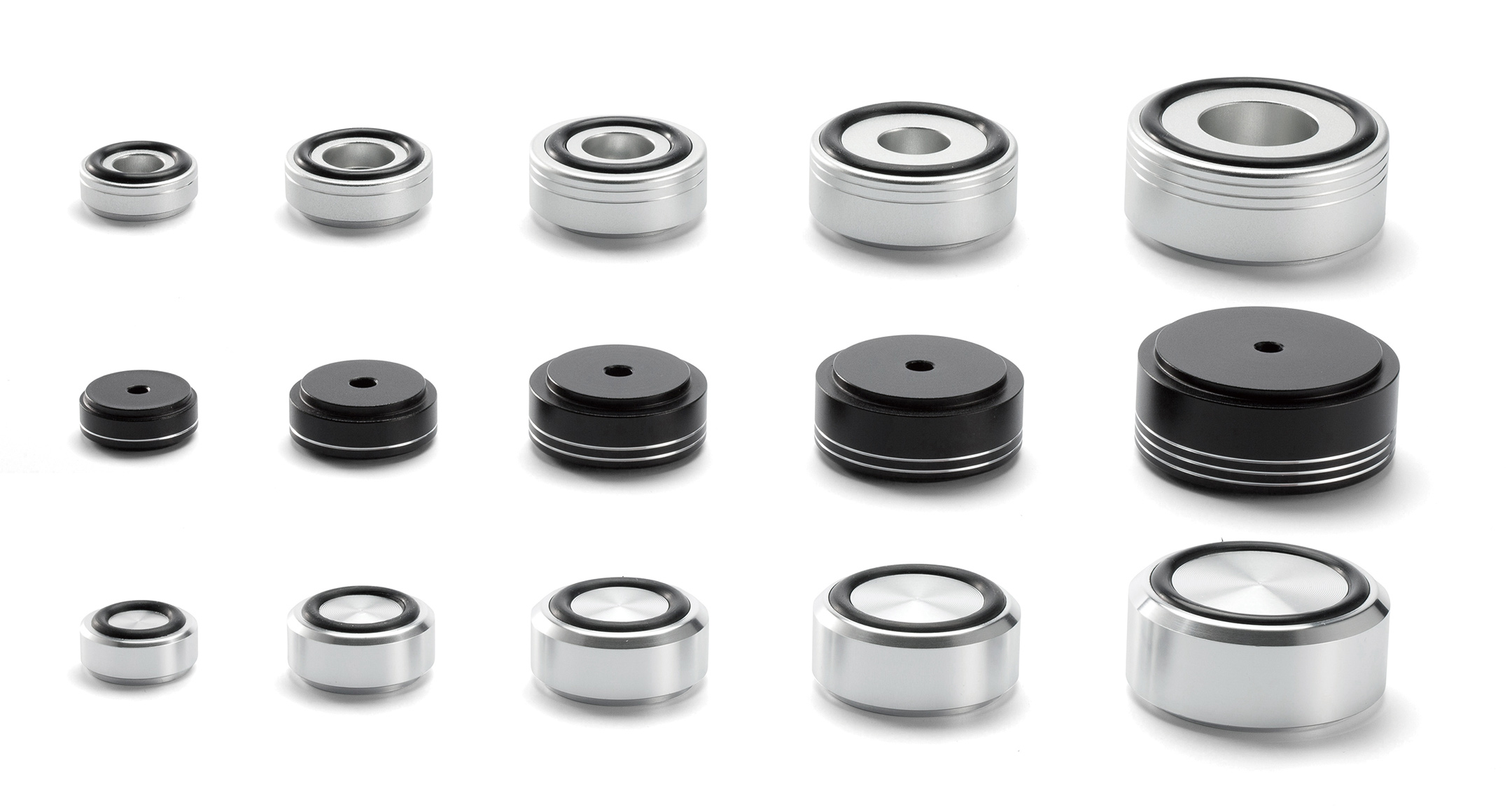 ALUMINIUM ISOLATION FEET -  AFM・AFS series