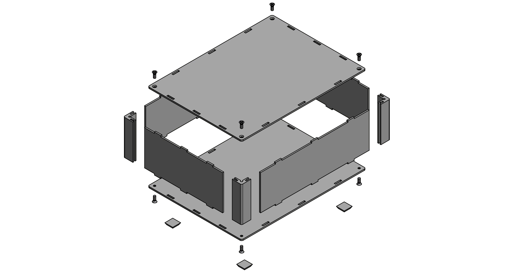 CUSTOM SIZED ALUMINUM FRAME BOX - ALSF series