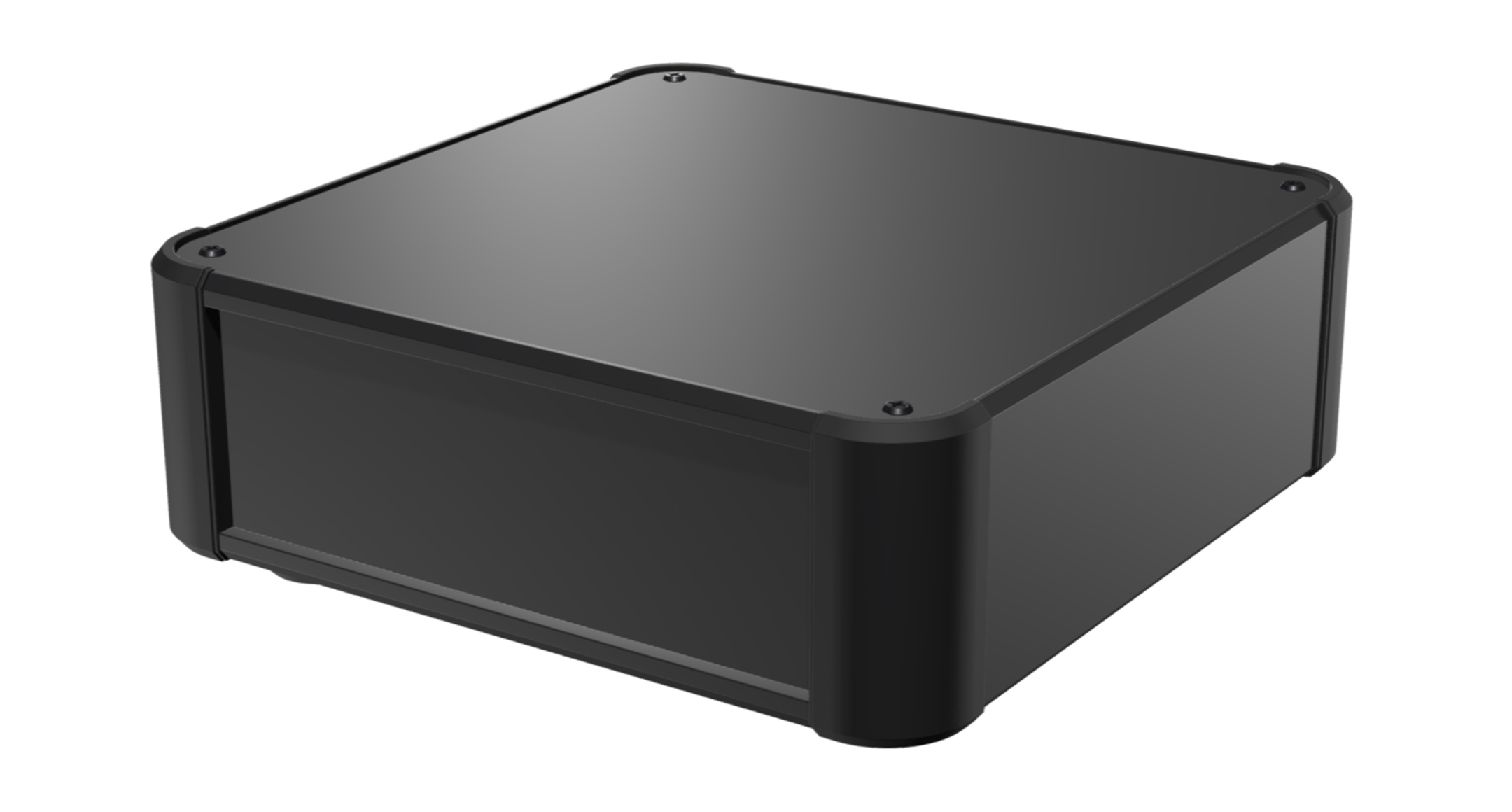 ALUMINIUM ENCLOSURE - AU series:Black