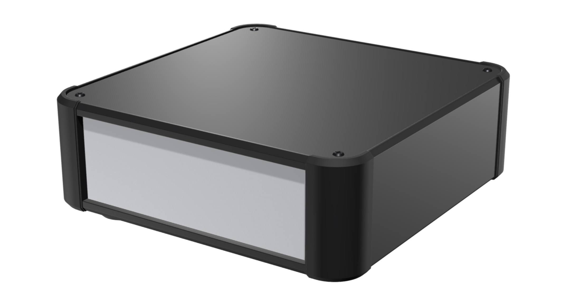 ALUMINIUM ENCLOSURE - AU series:Black / Silver