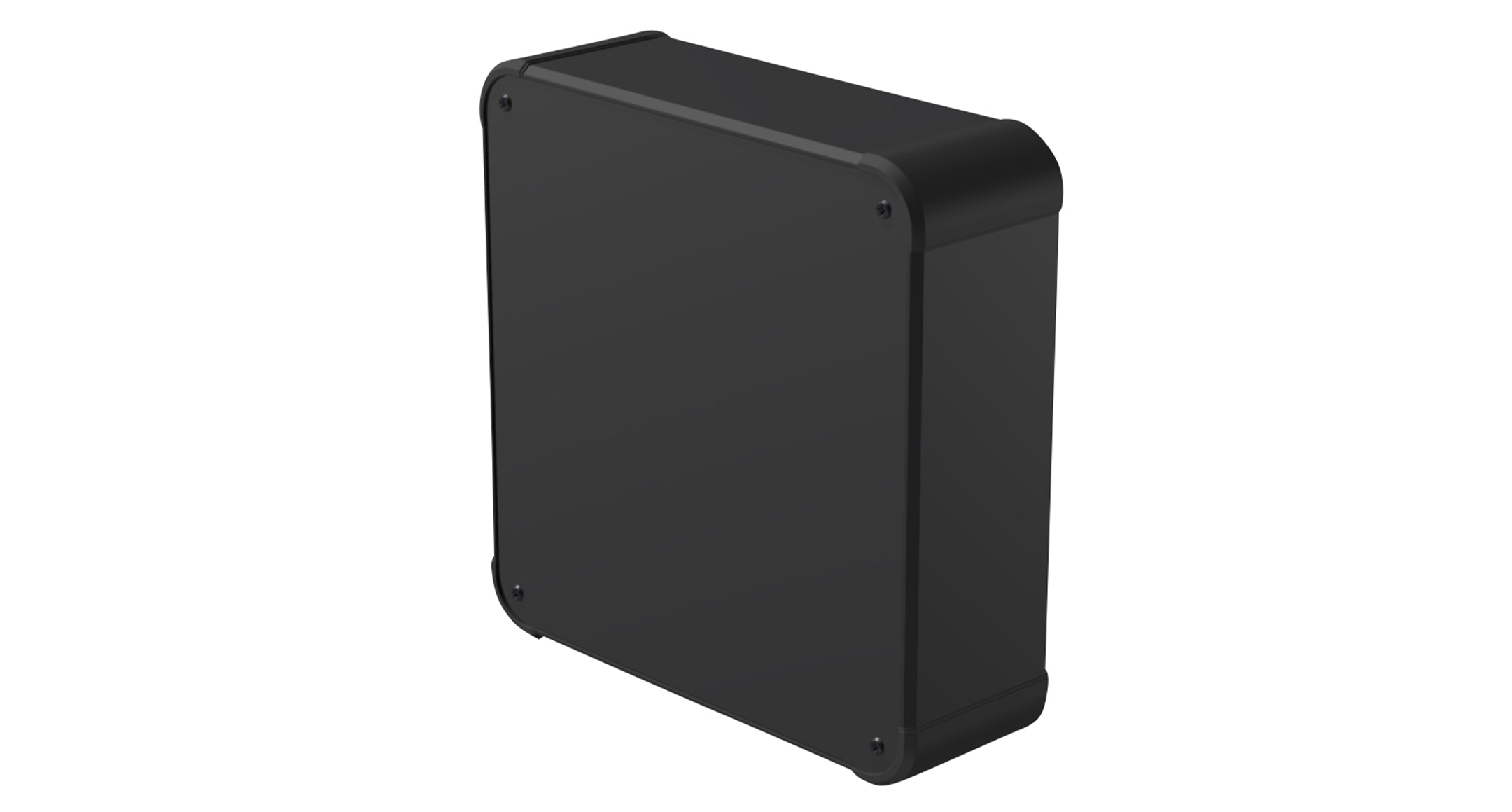ALUMINIUM CONTROL BOX - AUX series:Black