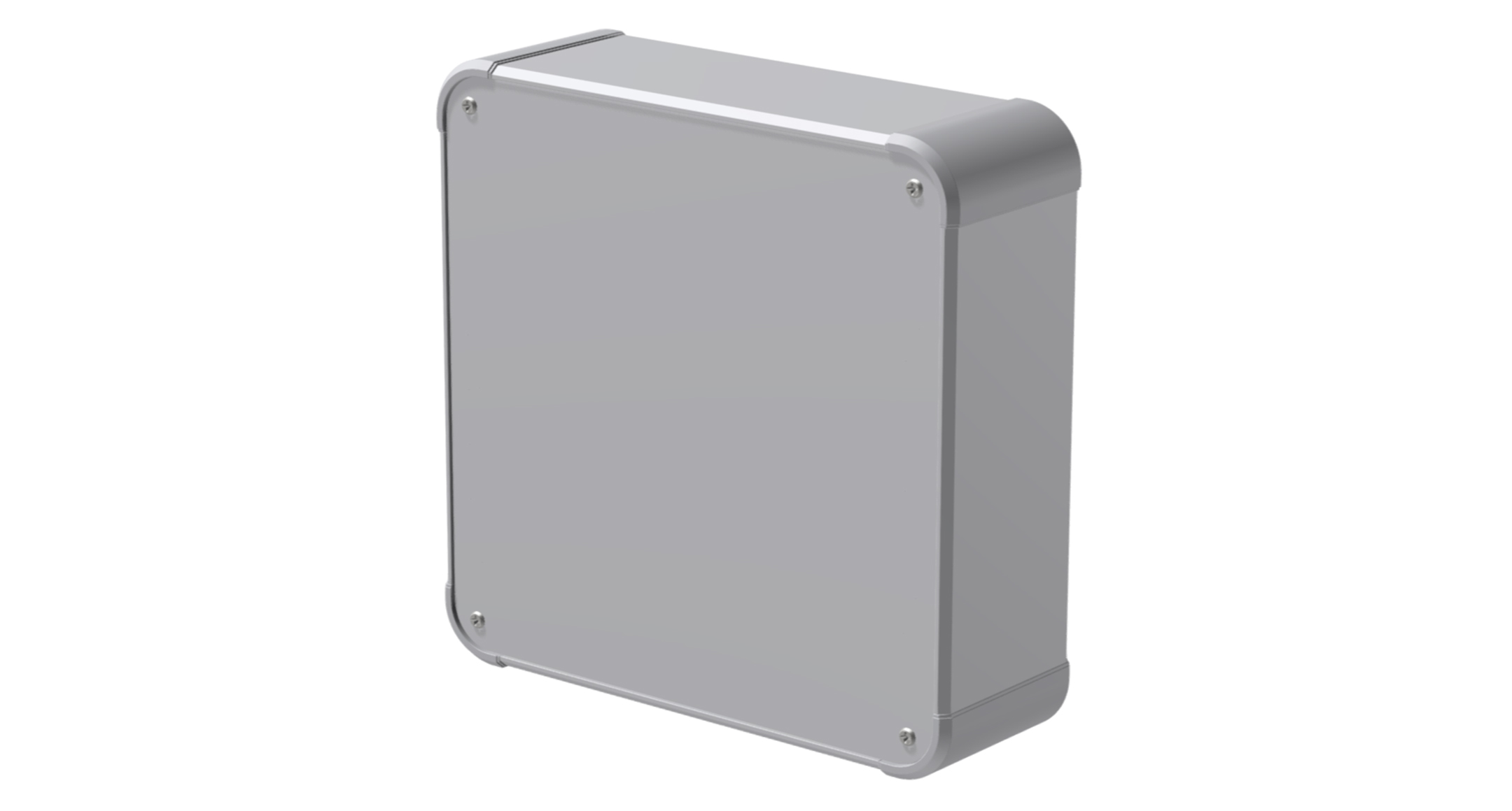 EMC SHIELDED ALUMINIUM BOX - AUXE series:Silver