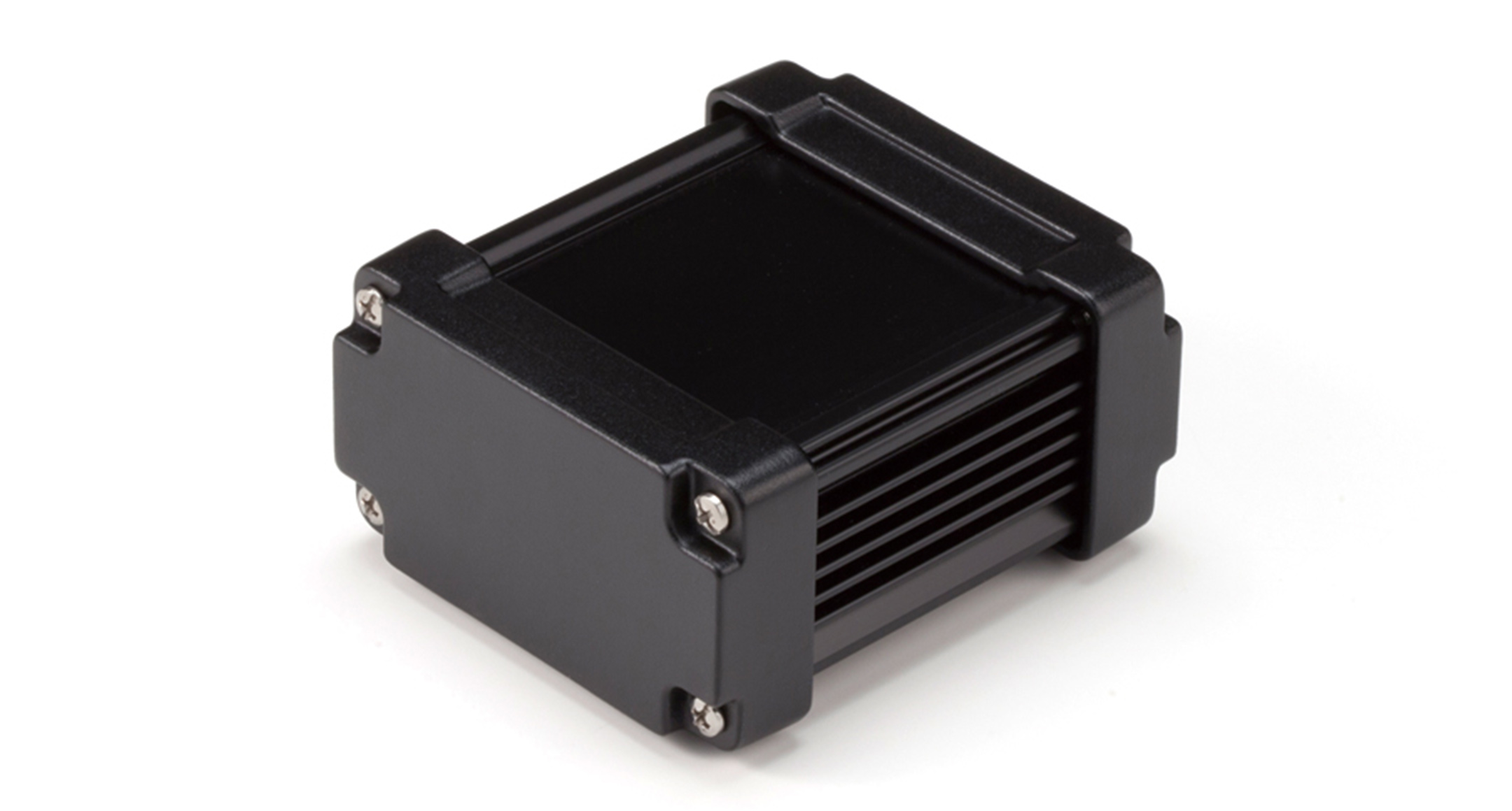 CUSTOM SIZED IP67 HEATSINK ALUMINUM ENCLOSURE - AWNS series:Black/Black