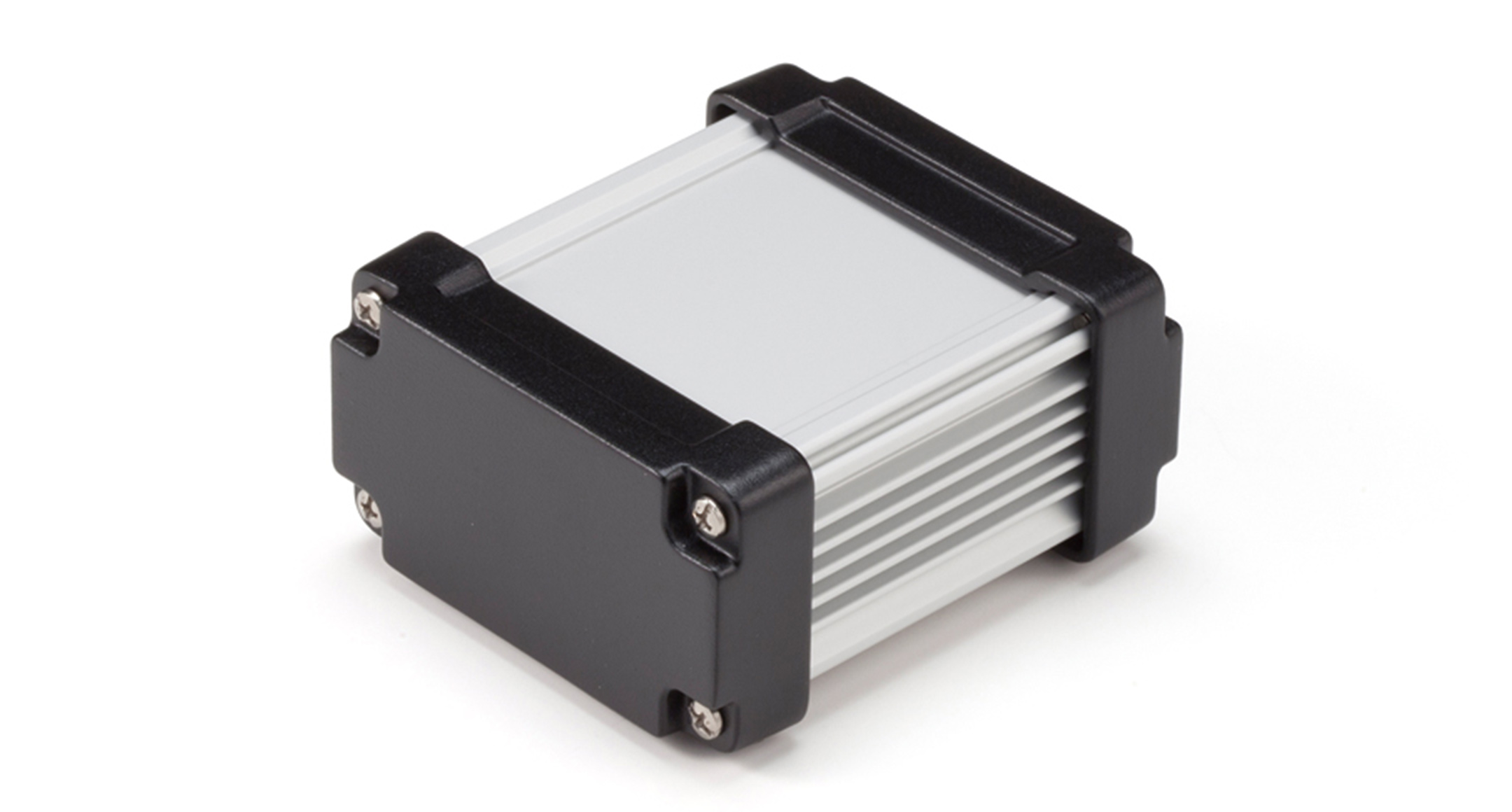 CUSTOM SIZED IP67 HEATSINK ALUMINUM ENCLOSURE - AWNS series:Black/Silver