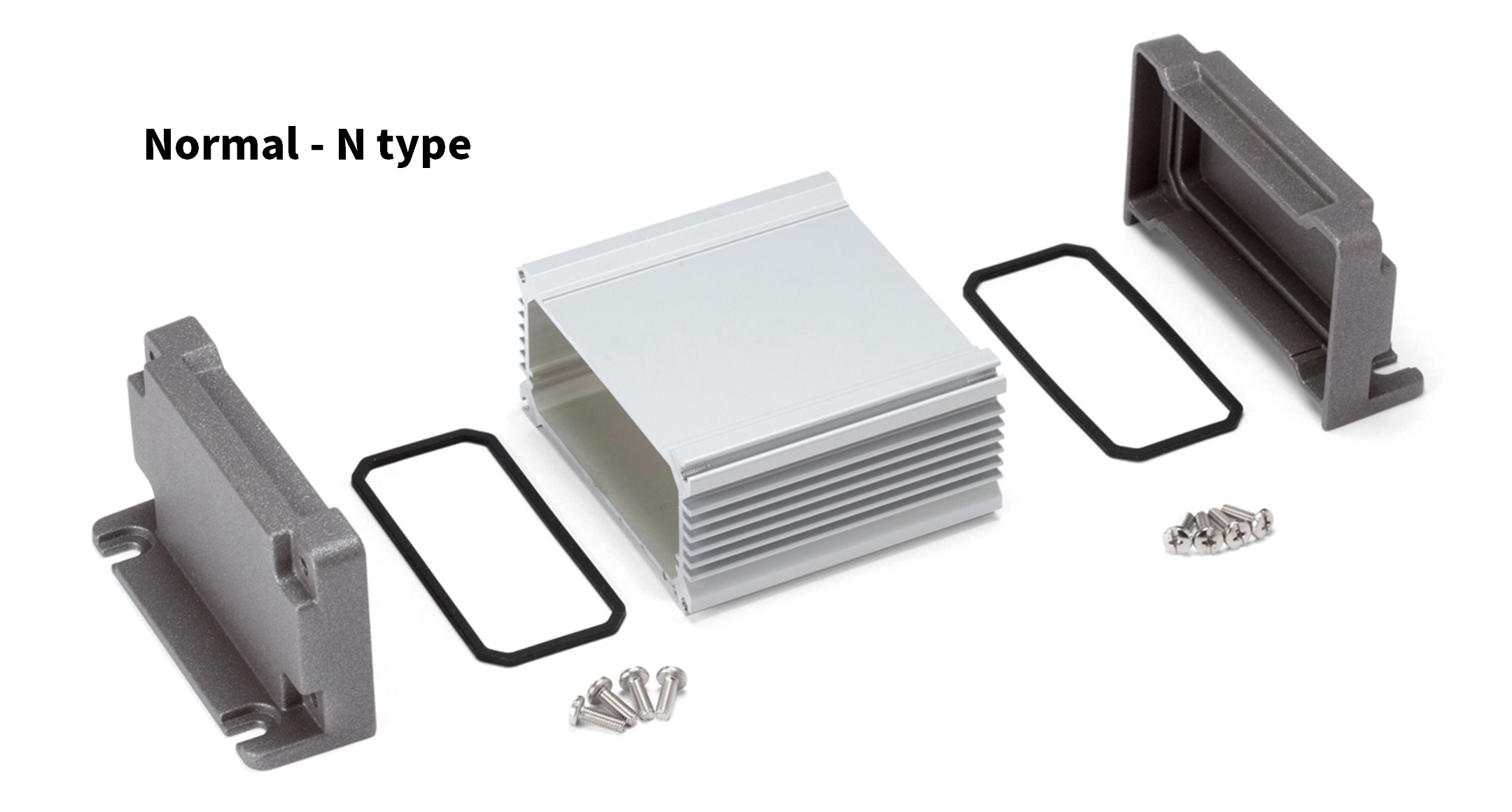 CUSTOM SIZED IP67 FLANGED ALUMINUM ENCLOSURE - AWS series