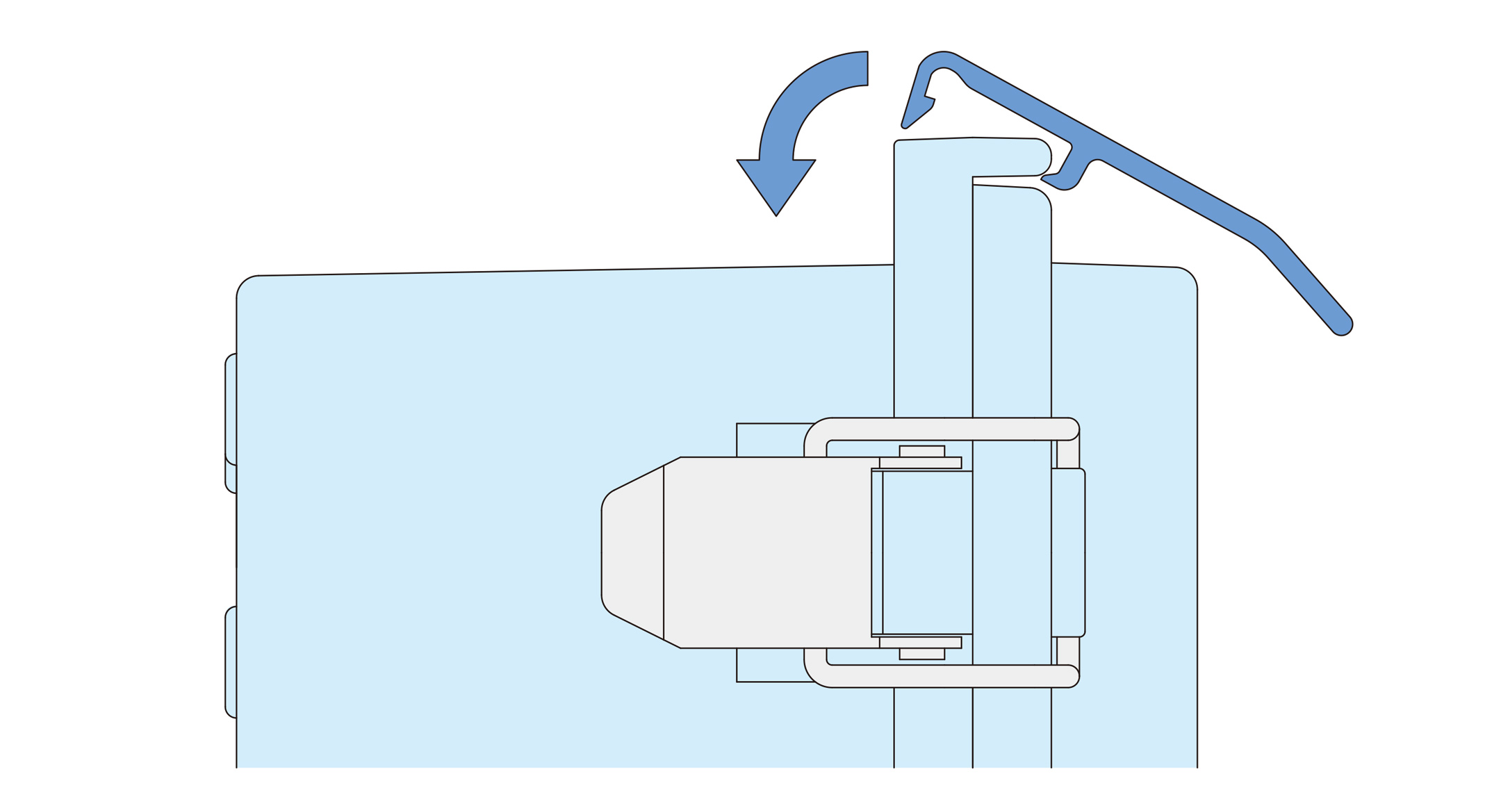 IP65 PLASTIC BOX with OUTDOOR ROOF - BCAR series