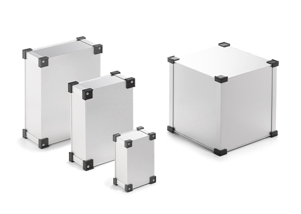 CUSTOM SIZED ALUMINIUM FRAME BOX with CORNER GUARD - ALGF series