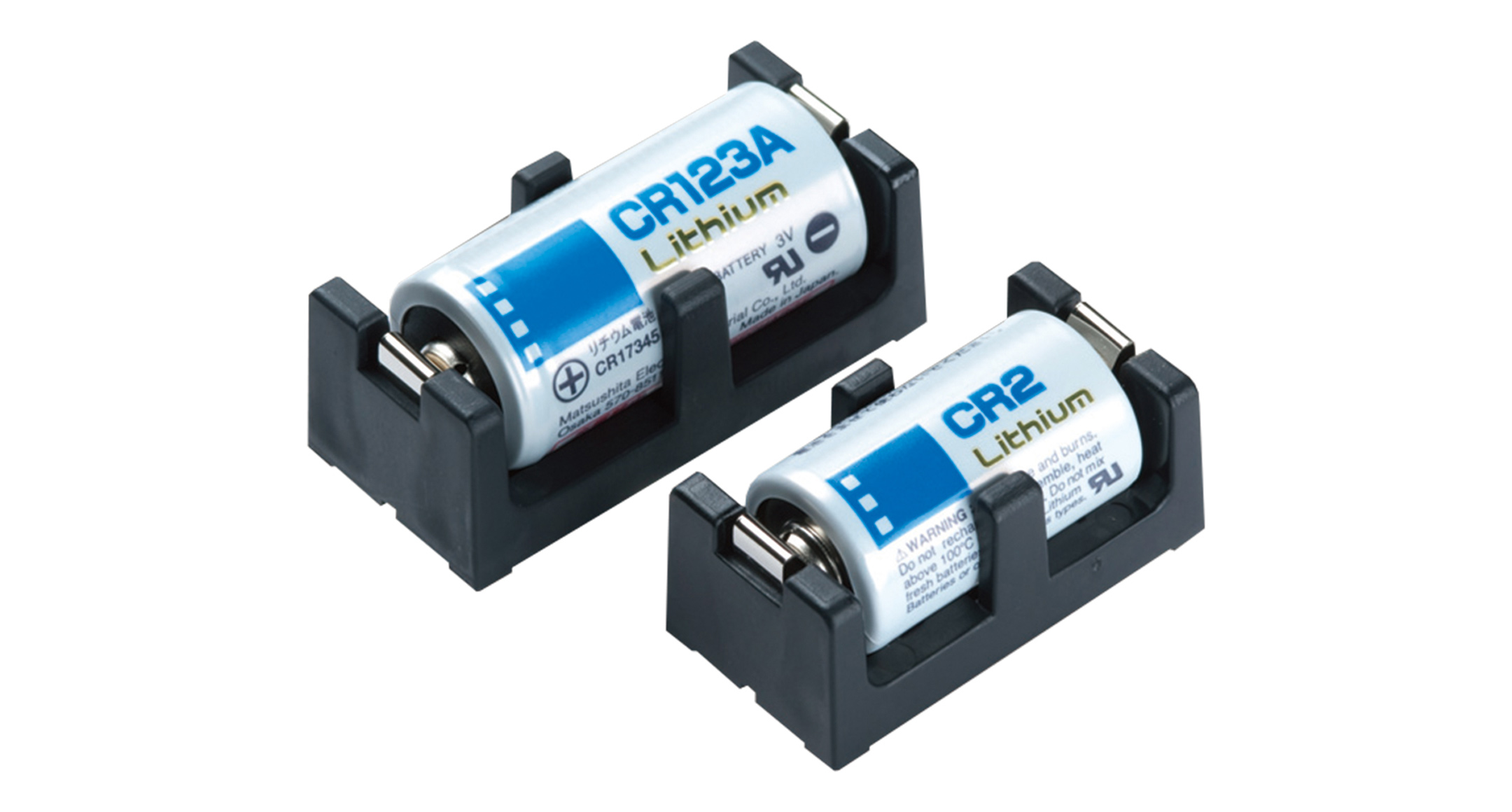 CR2・CR123A LITHIUM BATTERY HOLDER