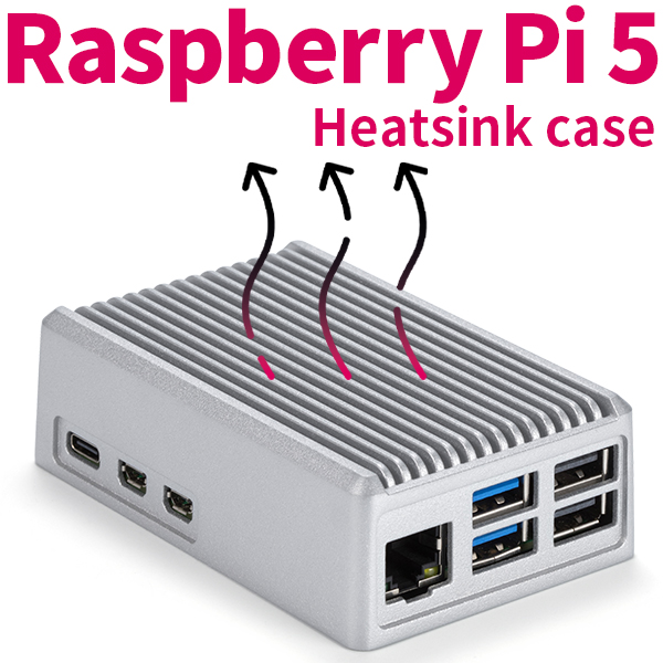 NEW Raspberry Pi 5 HEAT SINK CASE series LAUNCHED!