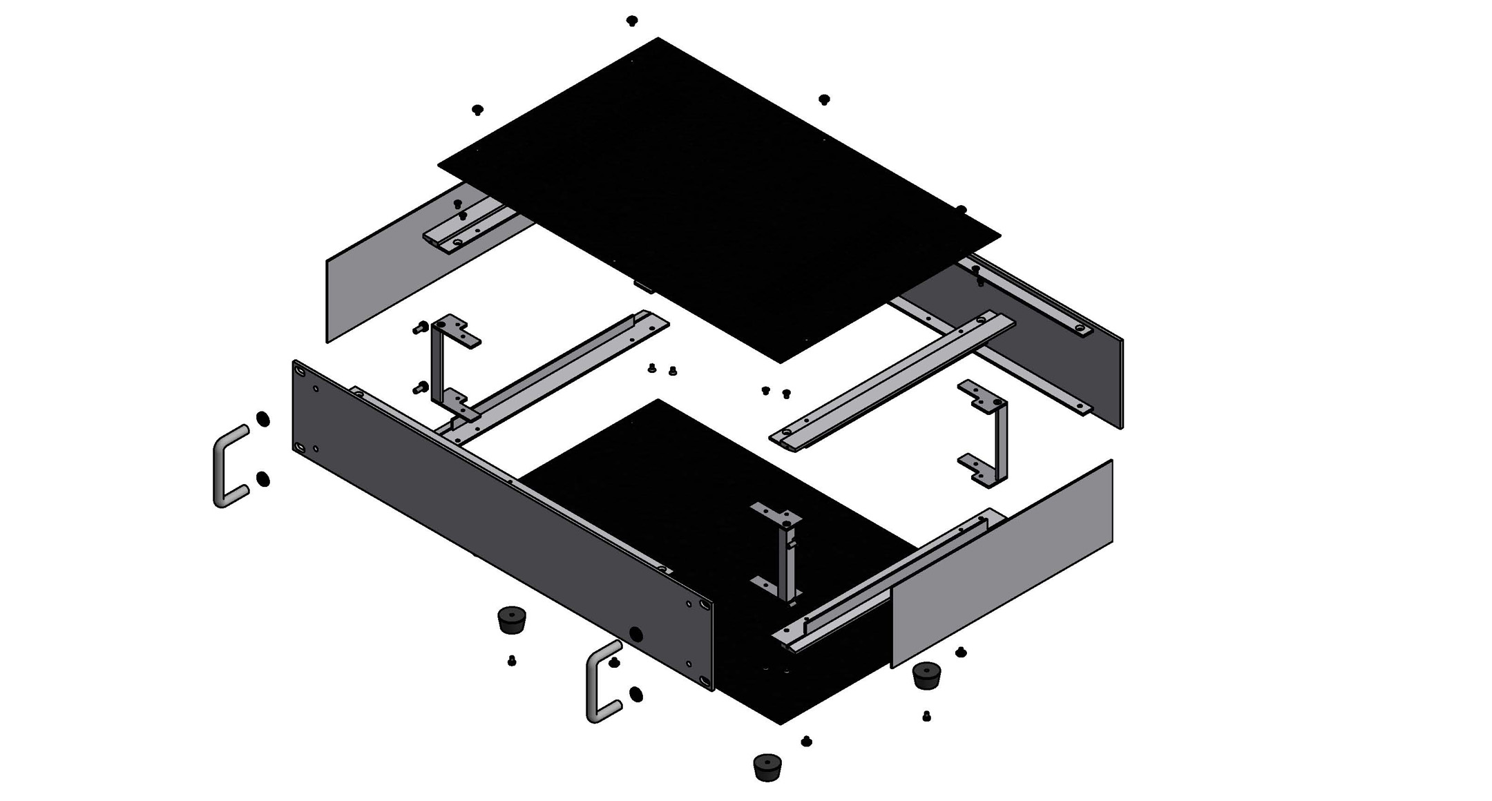 RACK MOUNT ENCLOSURE with HANDLE - ERH series