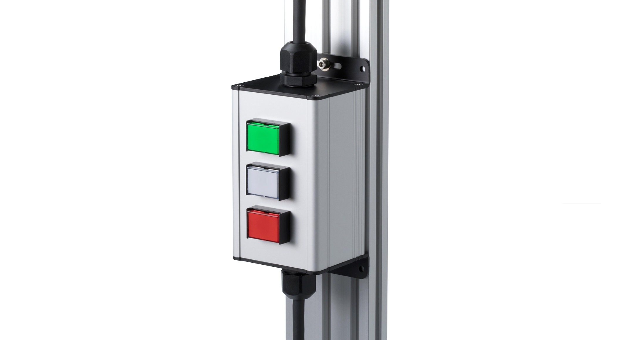 CUSTOM SIZED WALLMOUNT EXTRUDED ALUMINUM ENCLOSURE - EXFS series