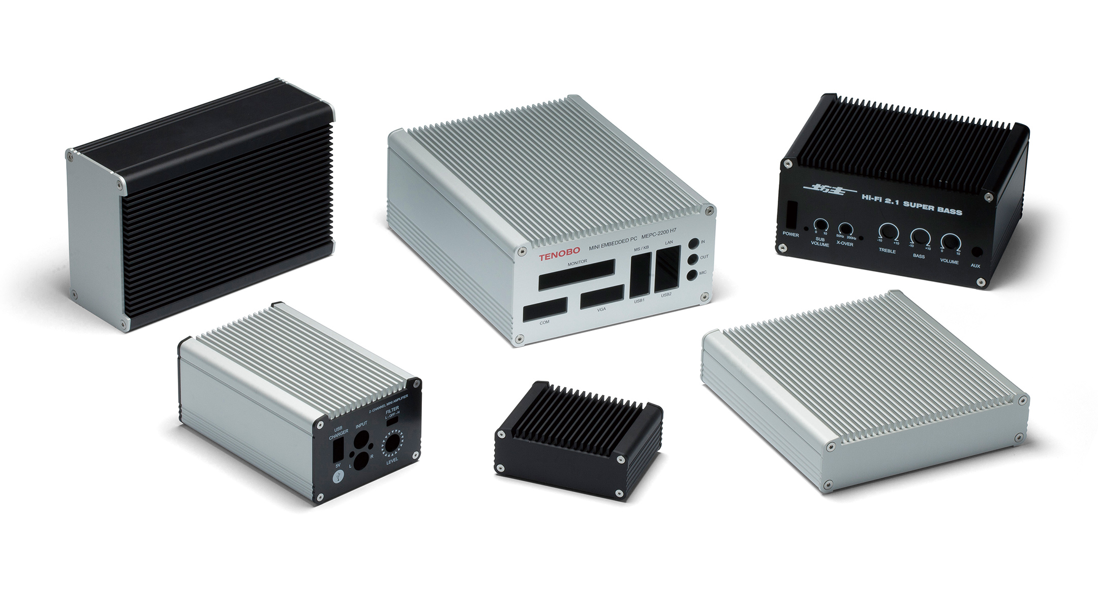 HEATSINK ALUMINIUM ENCLOSURE - EXH series