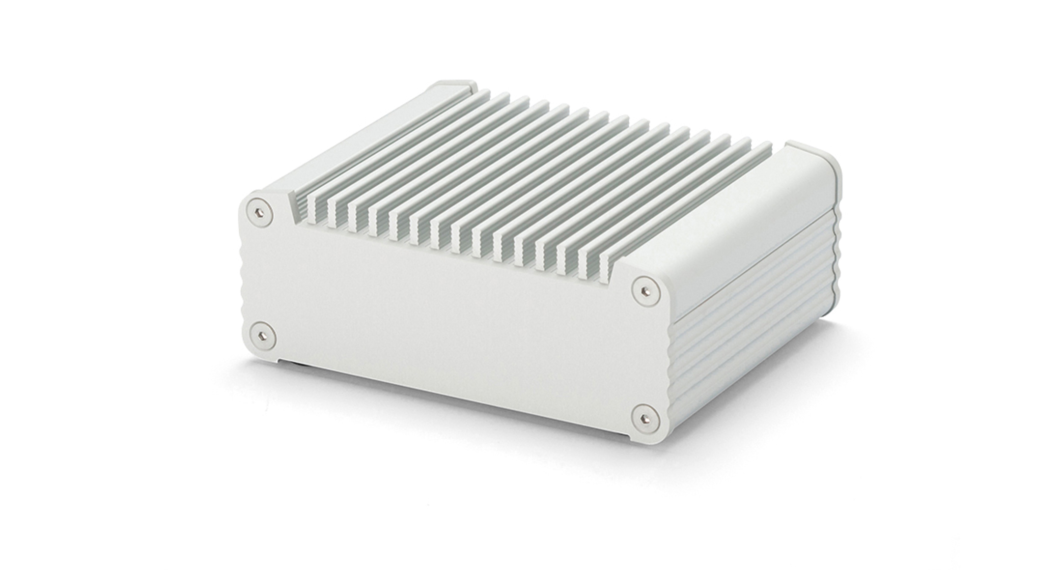 CUSTOM SIZED HEATSINK ENCLOSURE - EXHS series:Silver/Silver