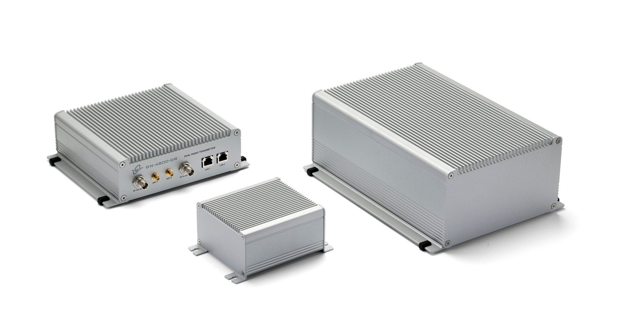 FLANGED HEAT SINK ALUMINIUM EMC SHIELDED ENCLOSURE - EXHFE series