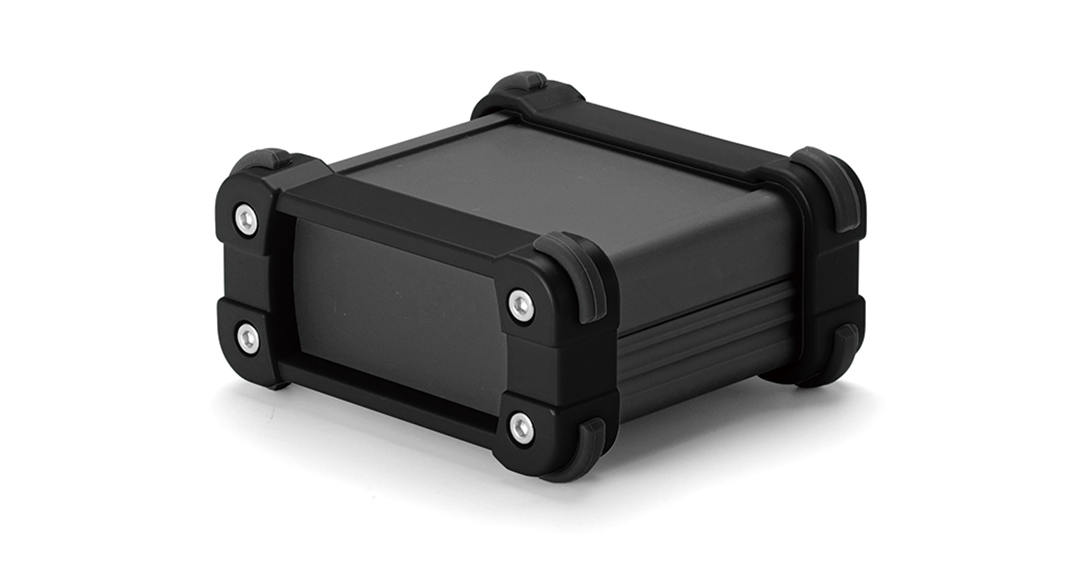 CUSTOM SIZED ENCLOSURE with CORNER GUARD - EXPS series:Black/Black