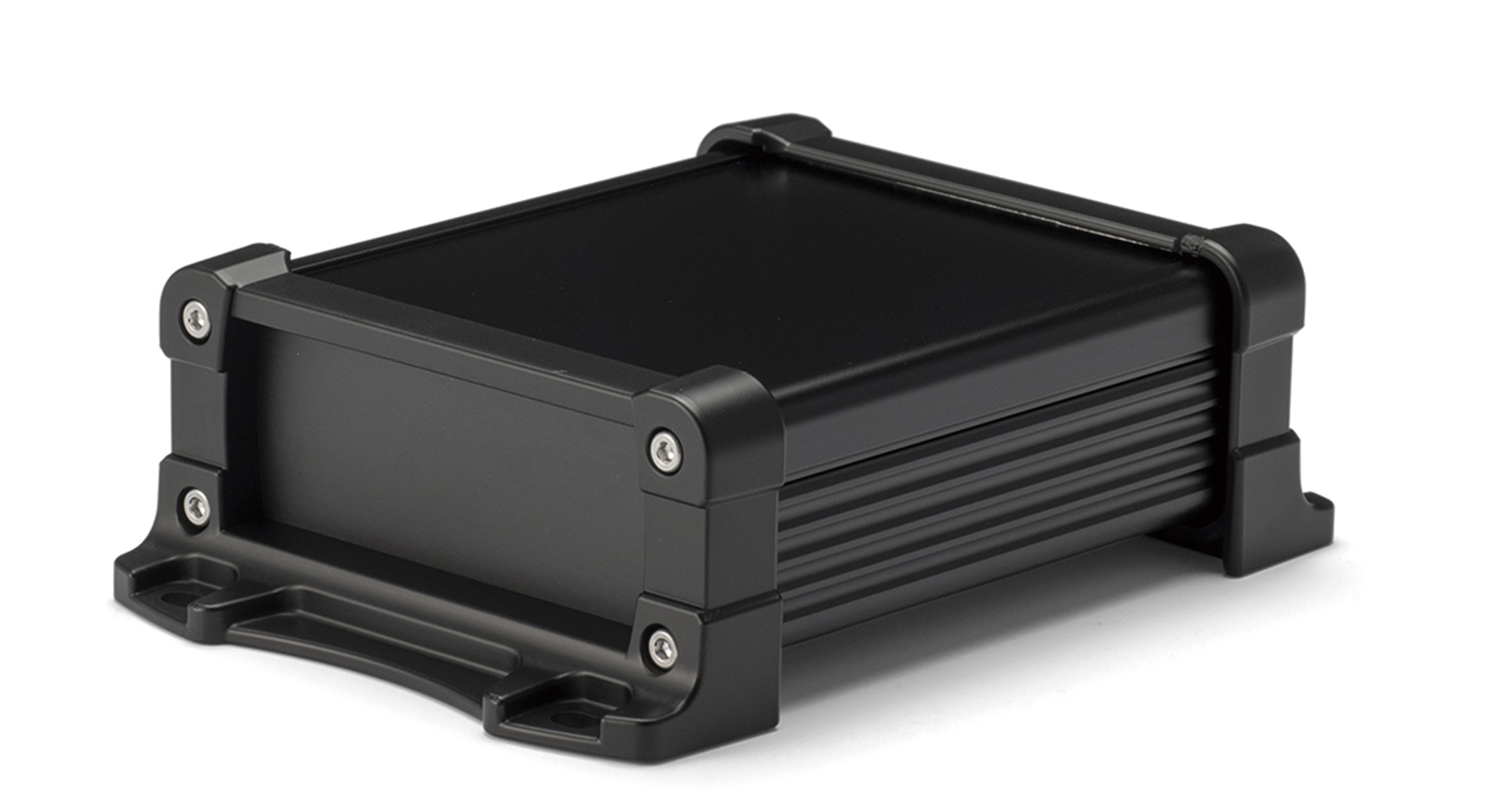 CUSTOM SIZED FLANGED ENCLOSURE - EXPFS series:Black/Black