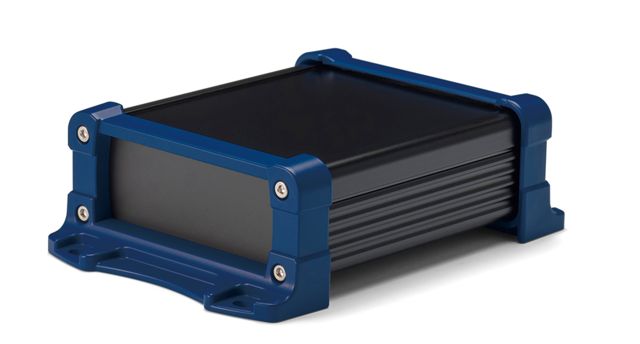 CUSTOM SIZED FLANGED ENCLOSURE - EXPFS series:Black/Navy