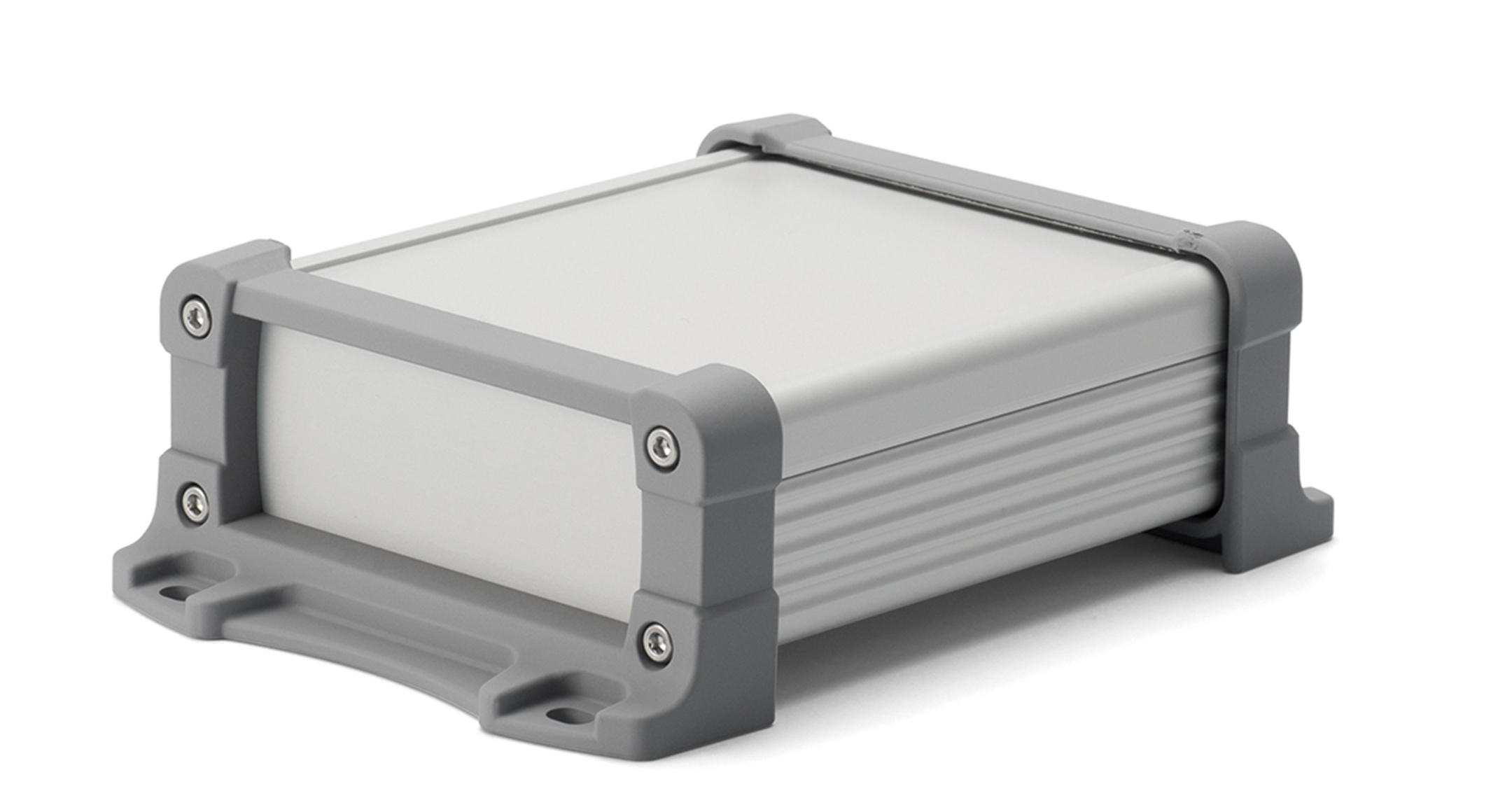 FLANGED ALUMINIUM ENCLOSURE - EXPF series:Silver/Gray