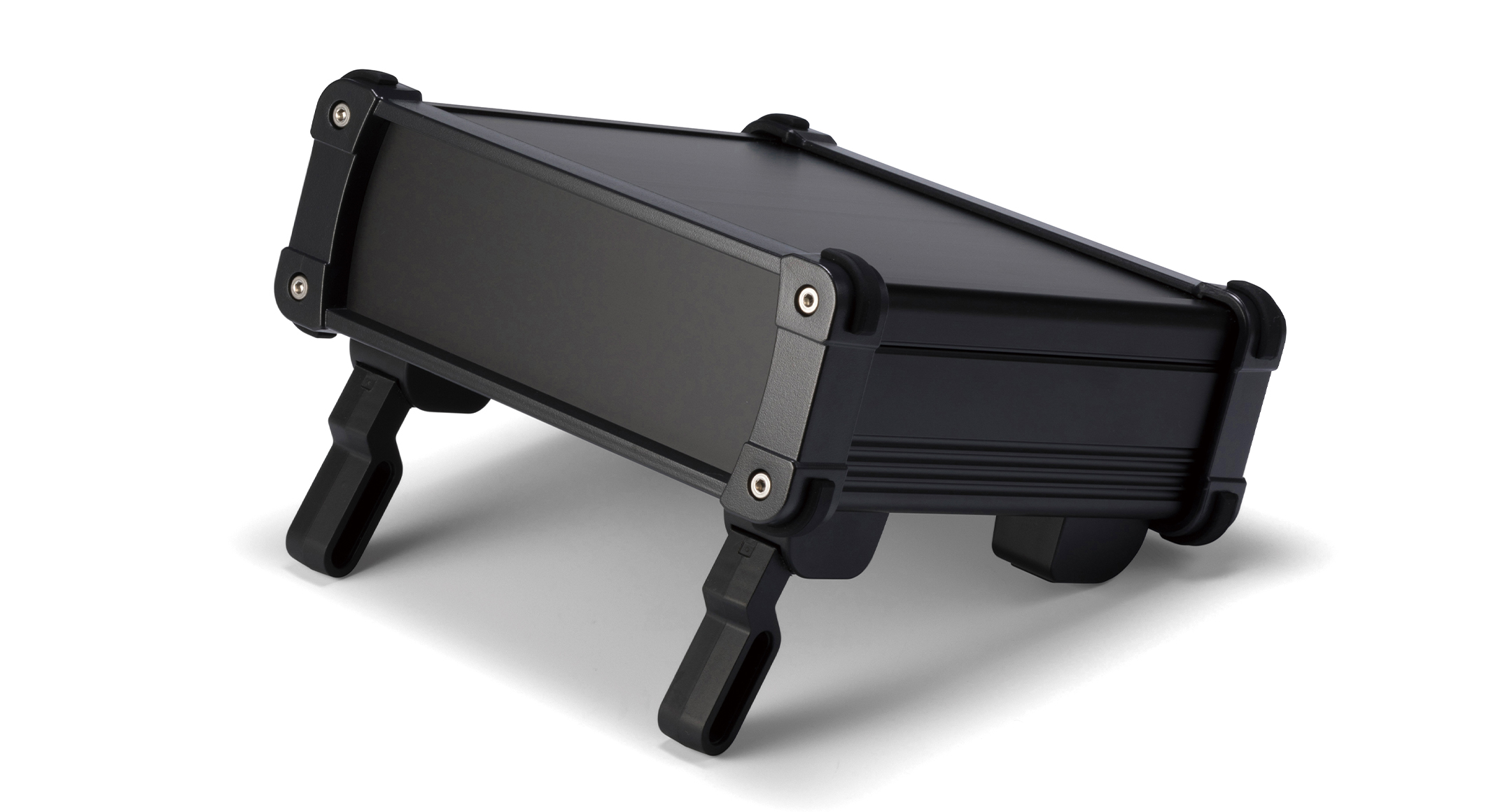 ALUMINIUM ENCLOSURE with TILT LEG - EXPT series:Black/Black