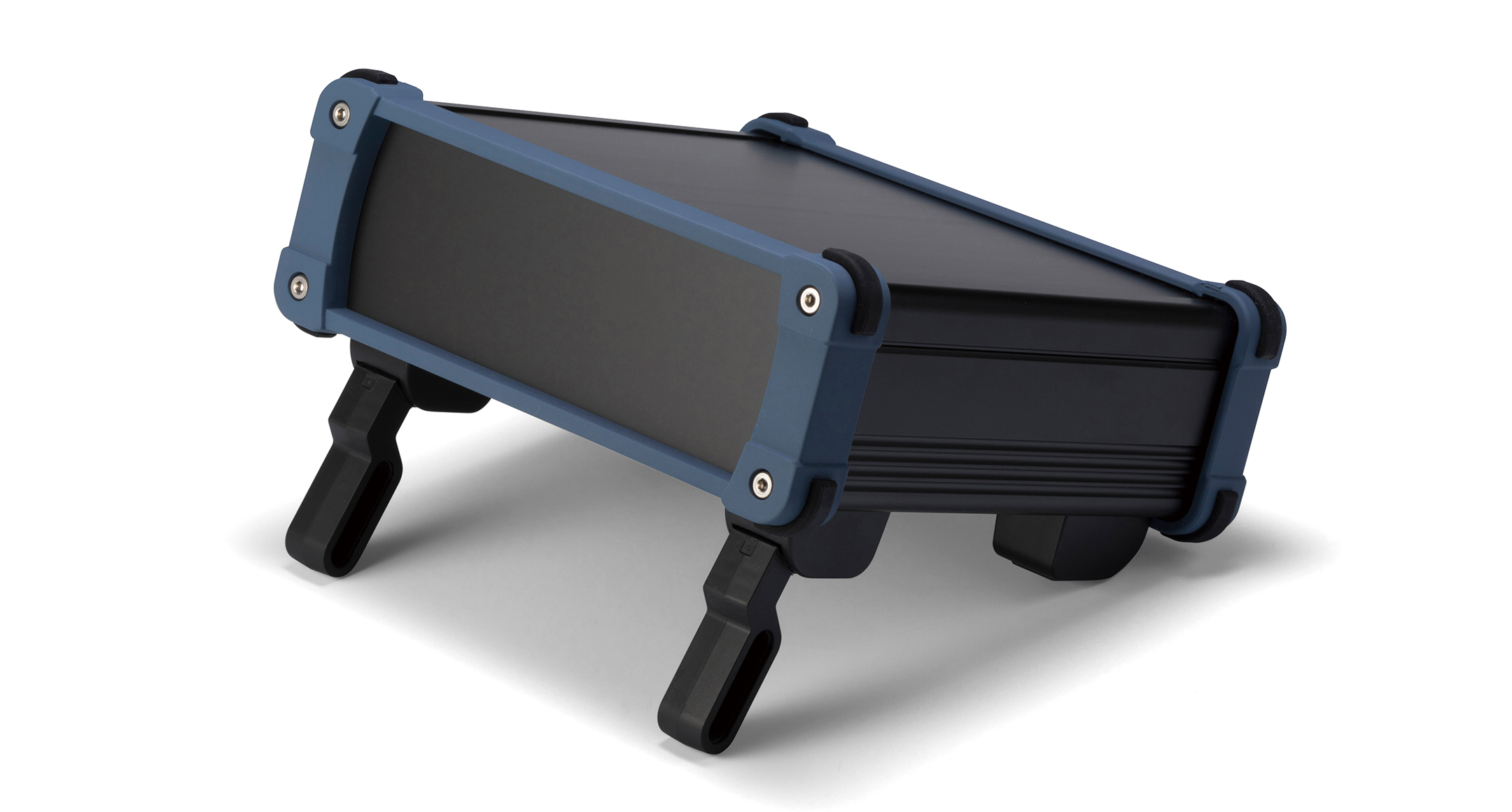 ALUMINIUM ENCLOSURE with TILT LEG - EXPT series:Black/Indigo