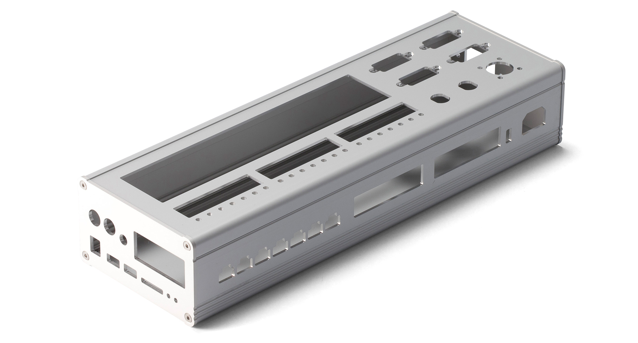 CUSTOM SIZED EXTRUDED ALUMINUM ENCLOSURE - EXS series