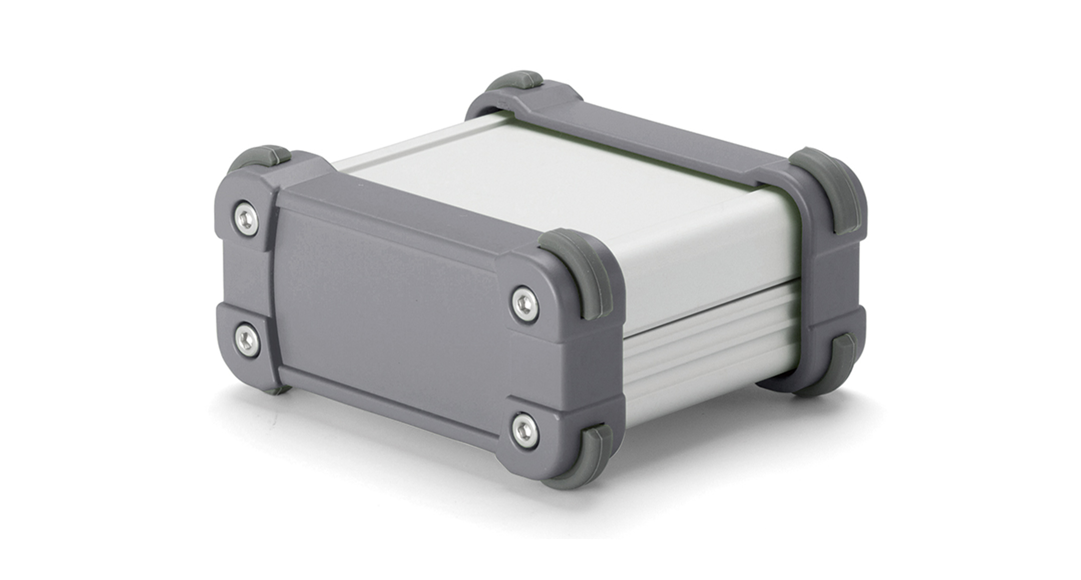 CUSTOM SIZED IP65 ALUMINUM ENCLOSURE - EXWS series:Silver/Gray