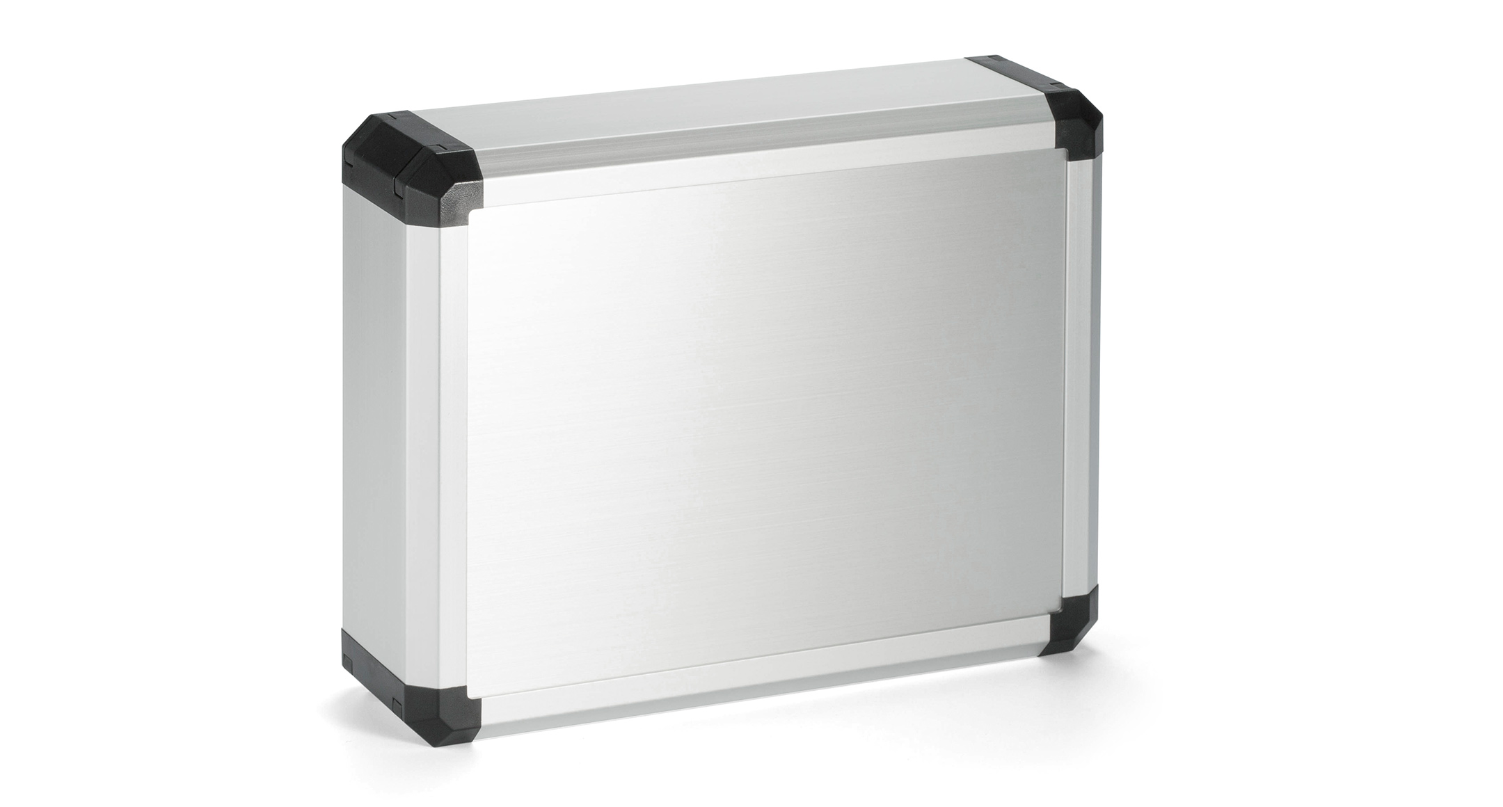 CUSTOM SIZED ALUMINIUM CONTROL BOX - FCS series:Silver/Black