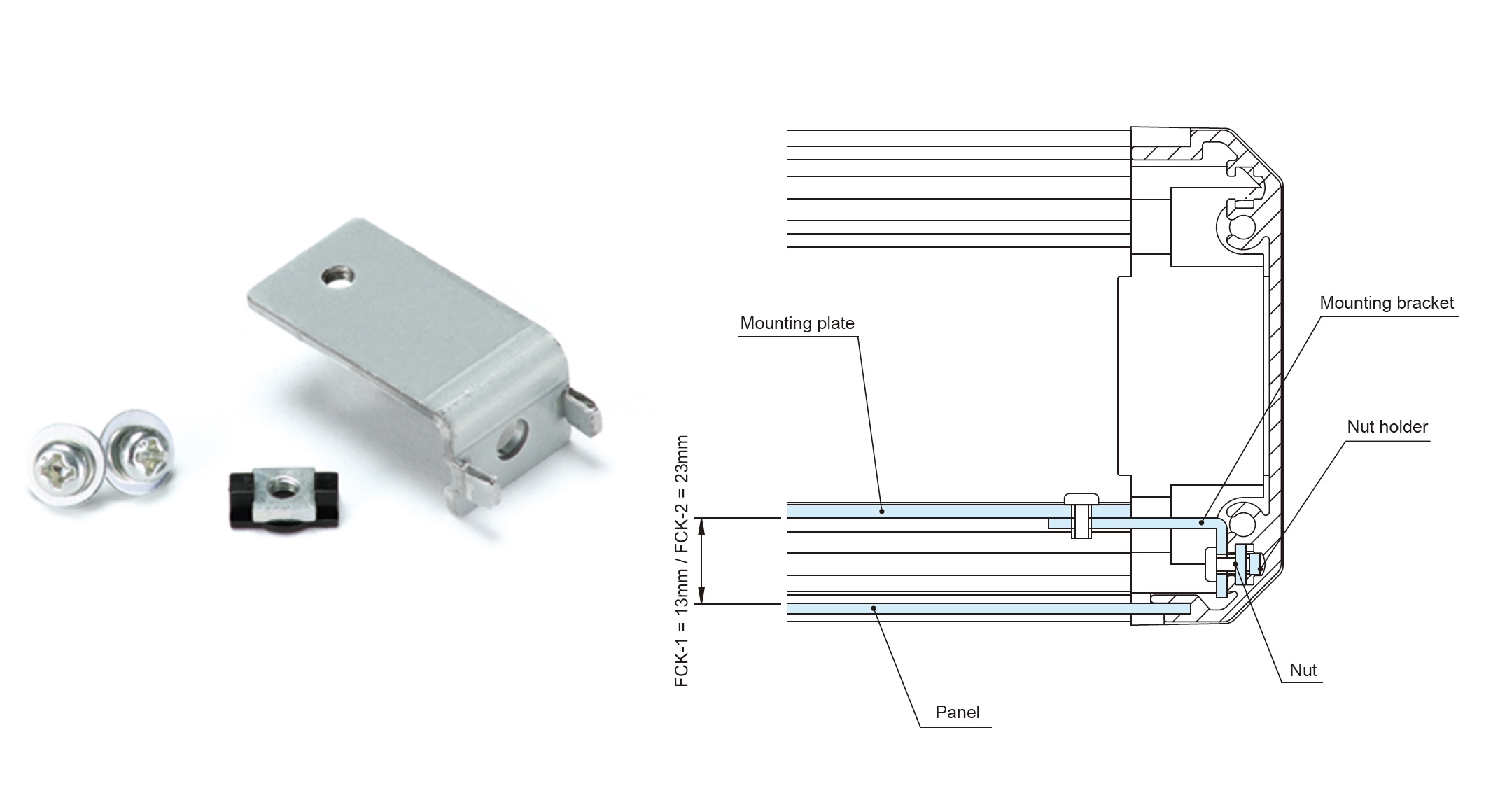 MOUNTING BRACKET for FC・FCW - FCK series