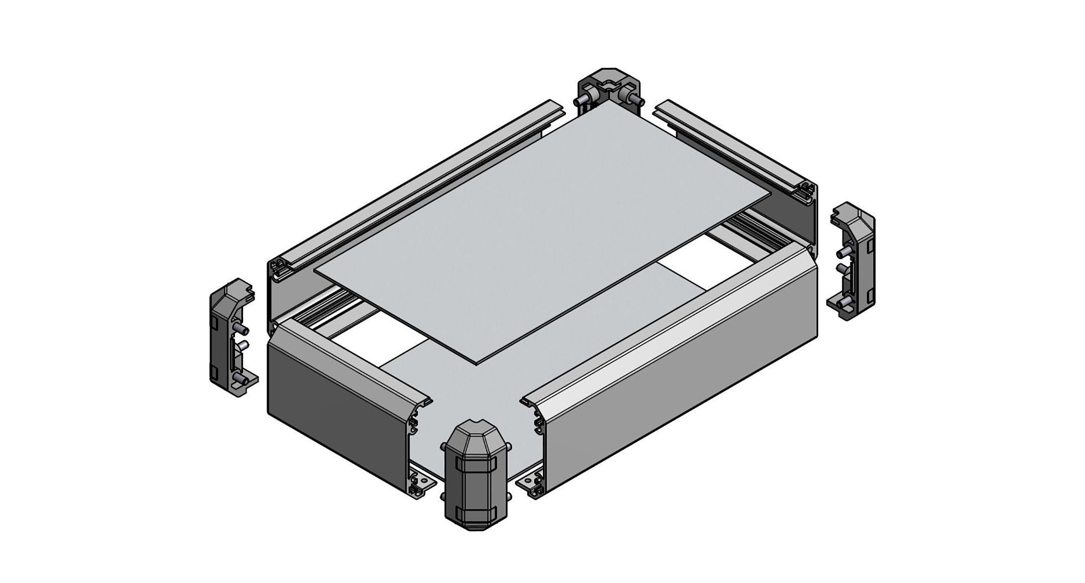 CUSTOM SIZED ALUMINIUM CONTROL BOX - FCS series