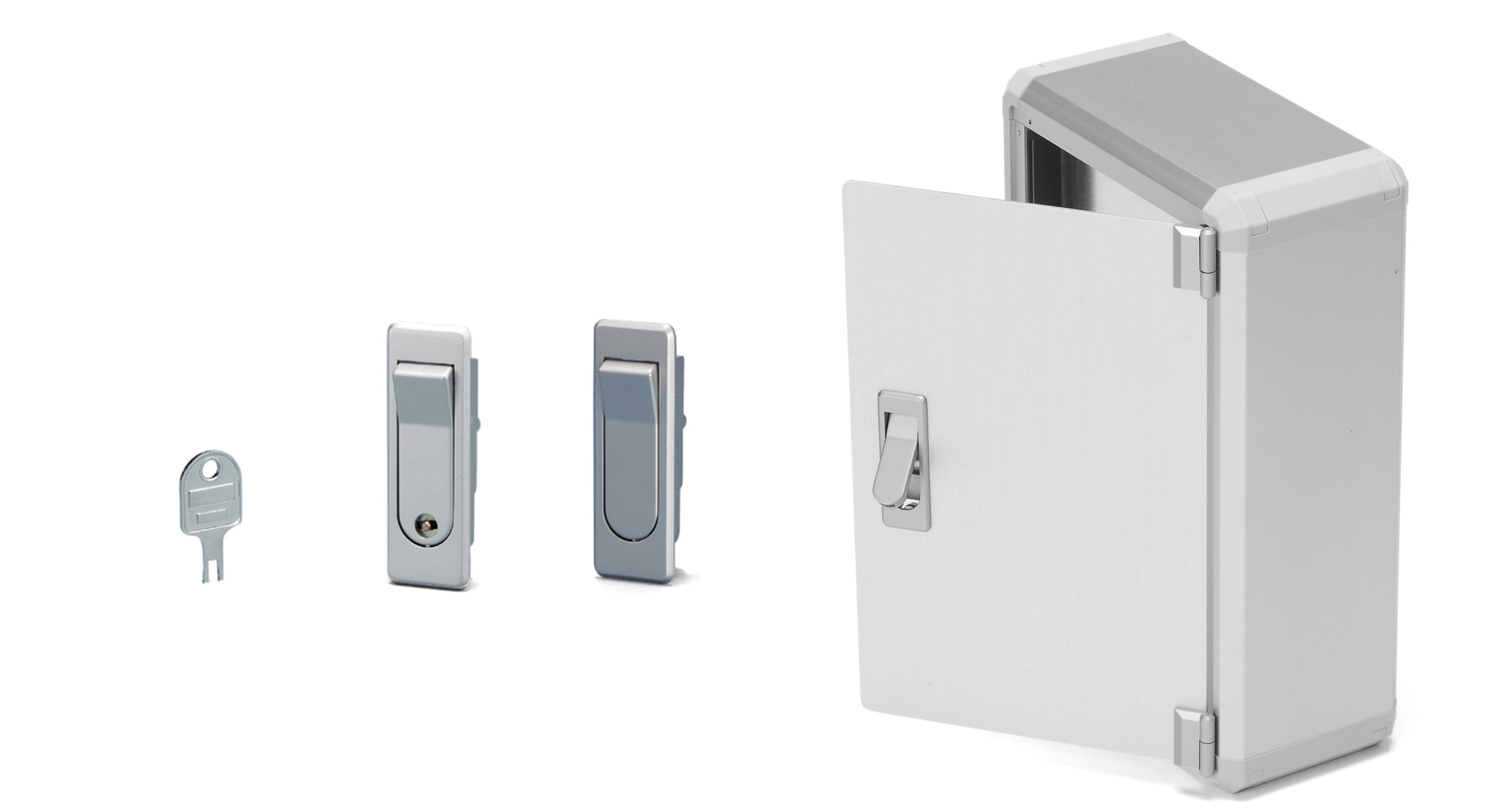 CUSTOM SIZED ALUMINIUM BOX WITH HINGED DOOR - FCWS series