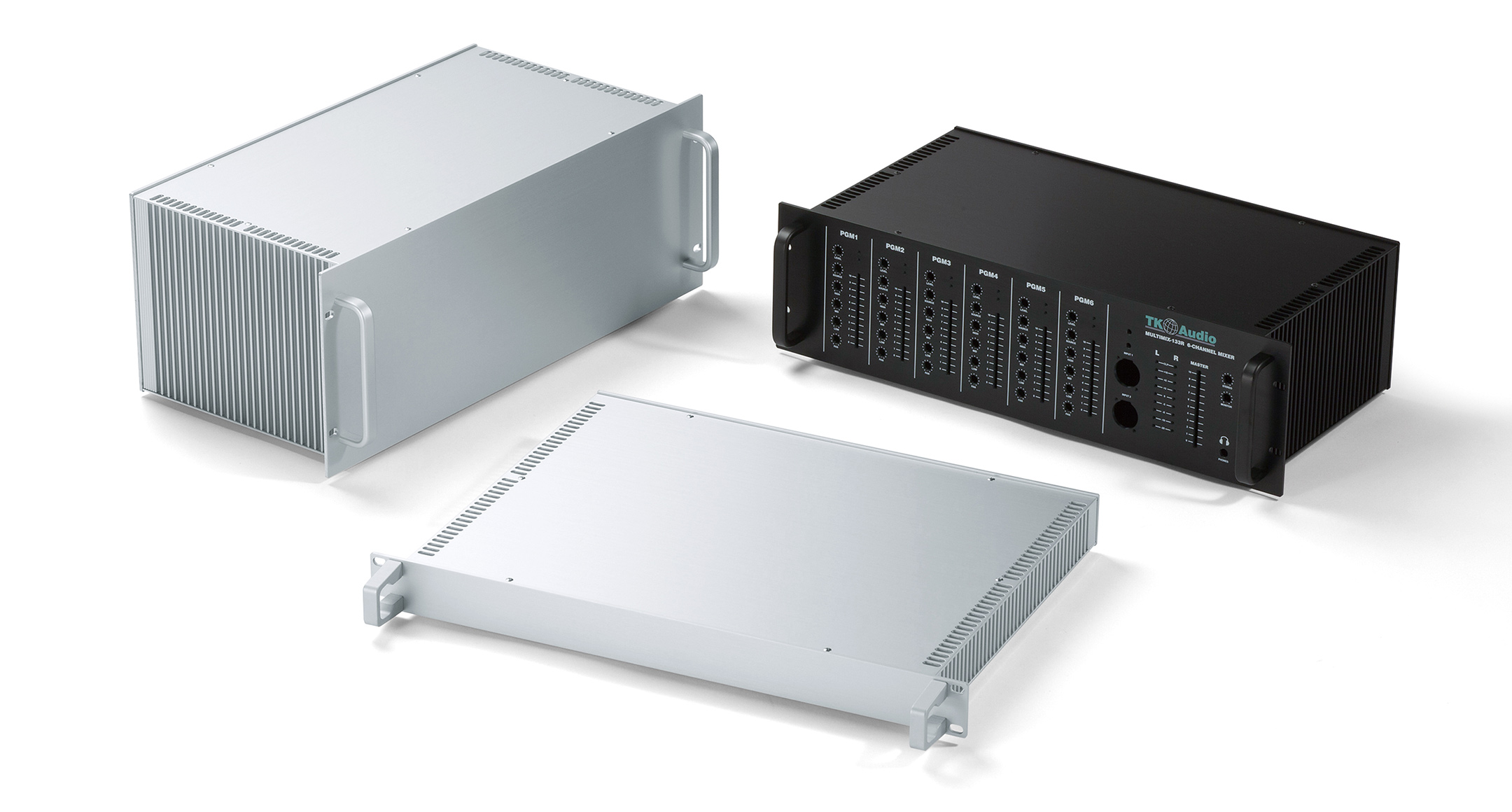 HEATSINK RACK MOUNT ENCLOSURE with HANDLE - HYRH series