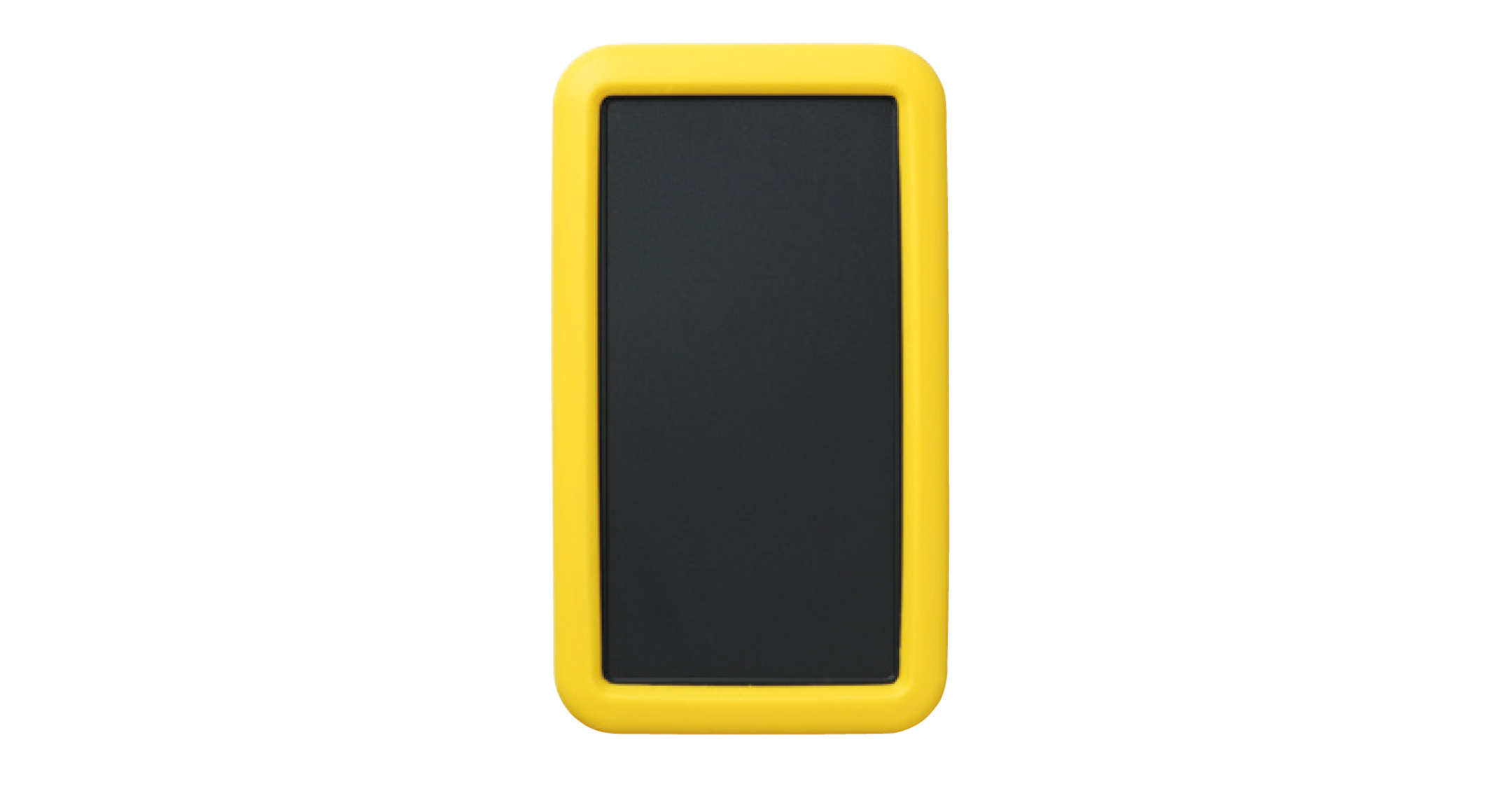 HANDHELD CASE with SILICONE COVER - LCS series:Dark gray/Yellow