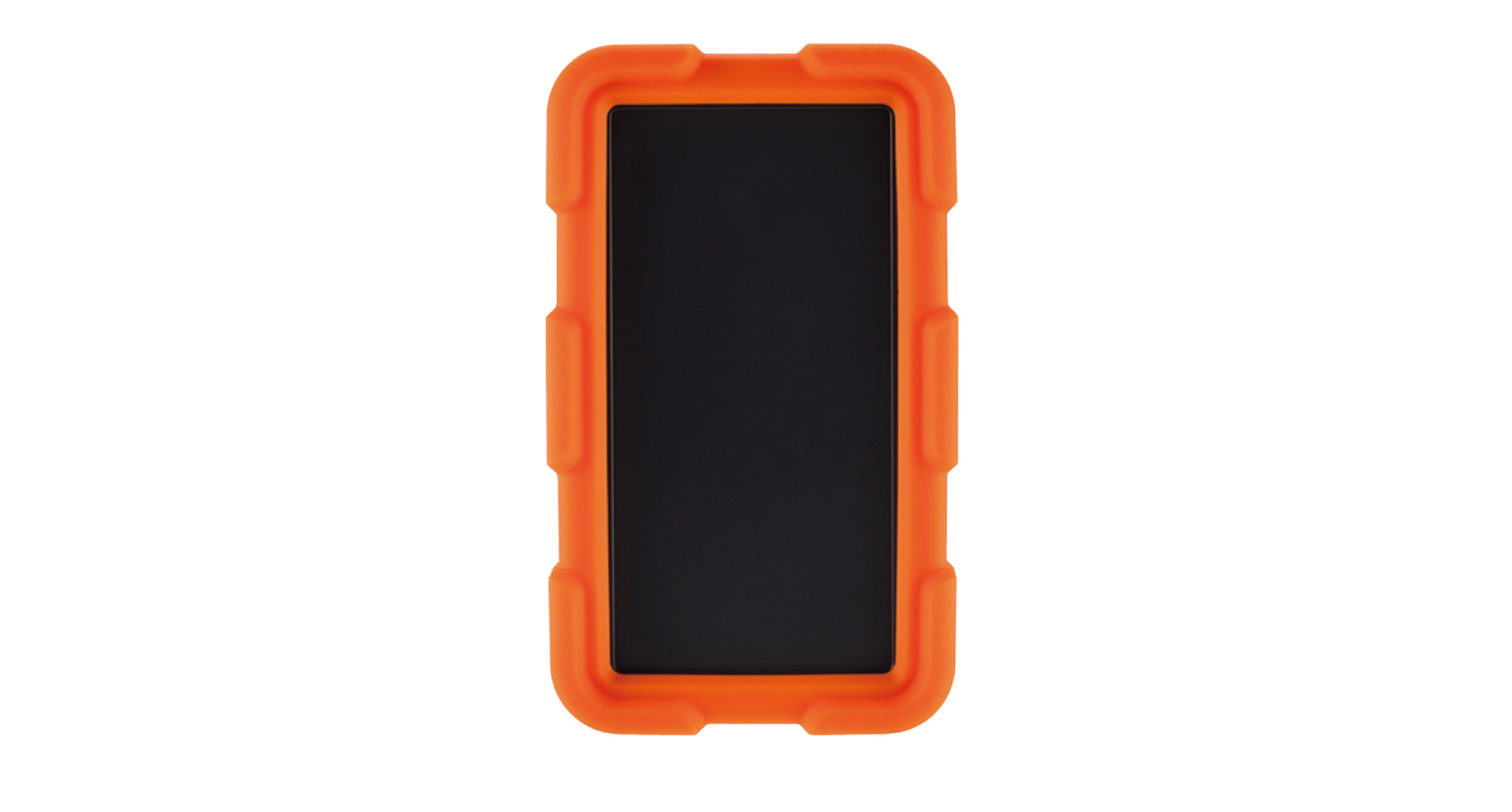 HANDHELD CASE with SHOCK-PROOF COVER - LCT series:Dark gray/Orange