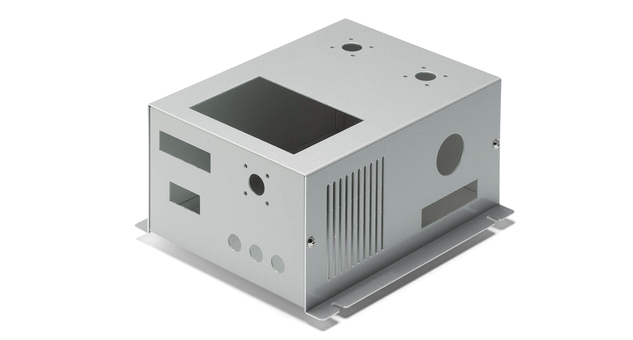 CUSTOM SIZED FLANGED ALUMINUM ENCLOSURE - MBCF series