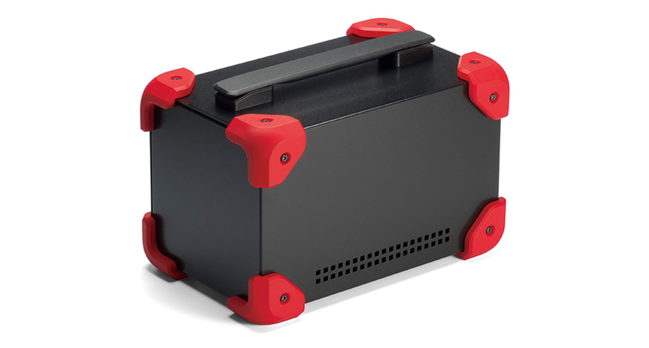 METAL CASE with CORNER GUARD - MCG series:Black/Red