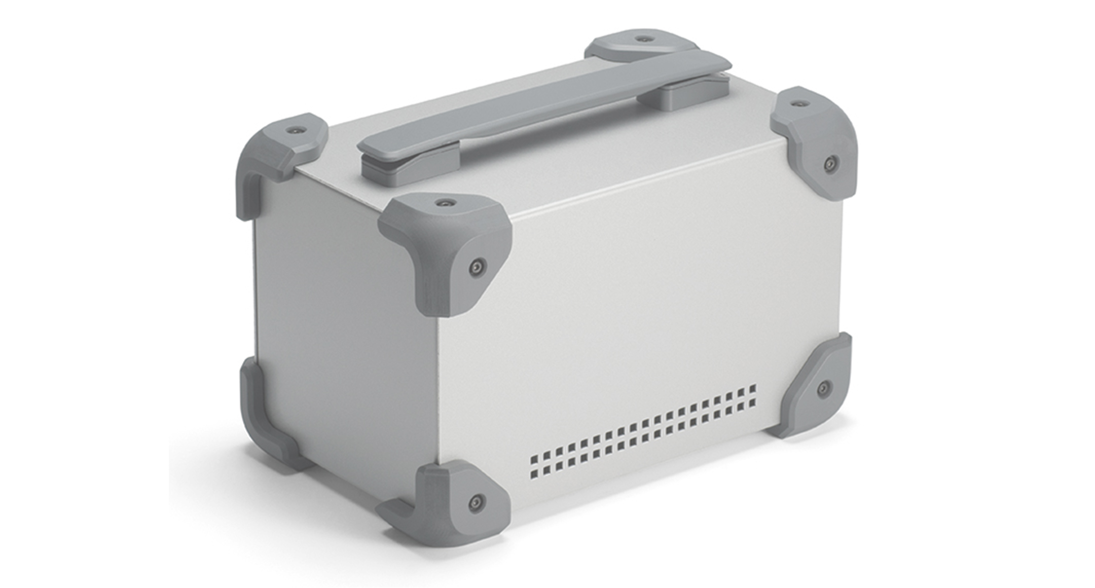 METAL CASE with CORNER GUARD - MCG series:Silver/Gray