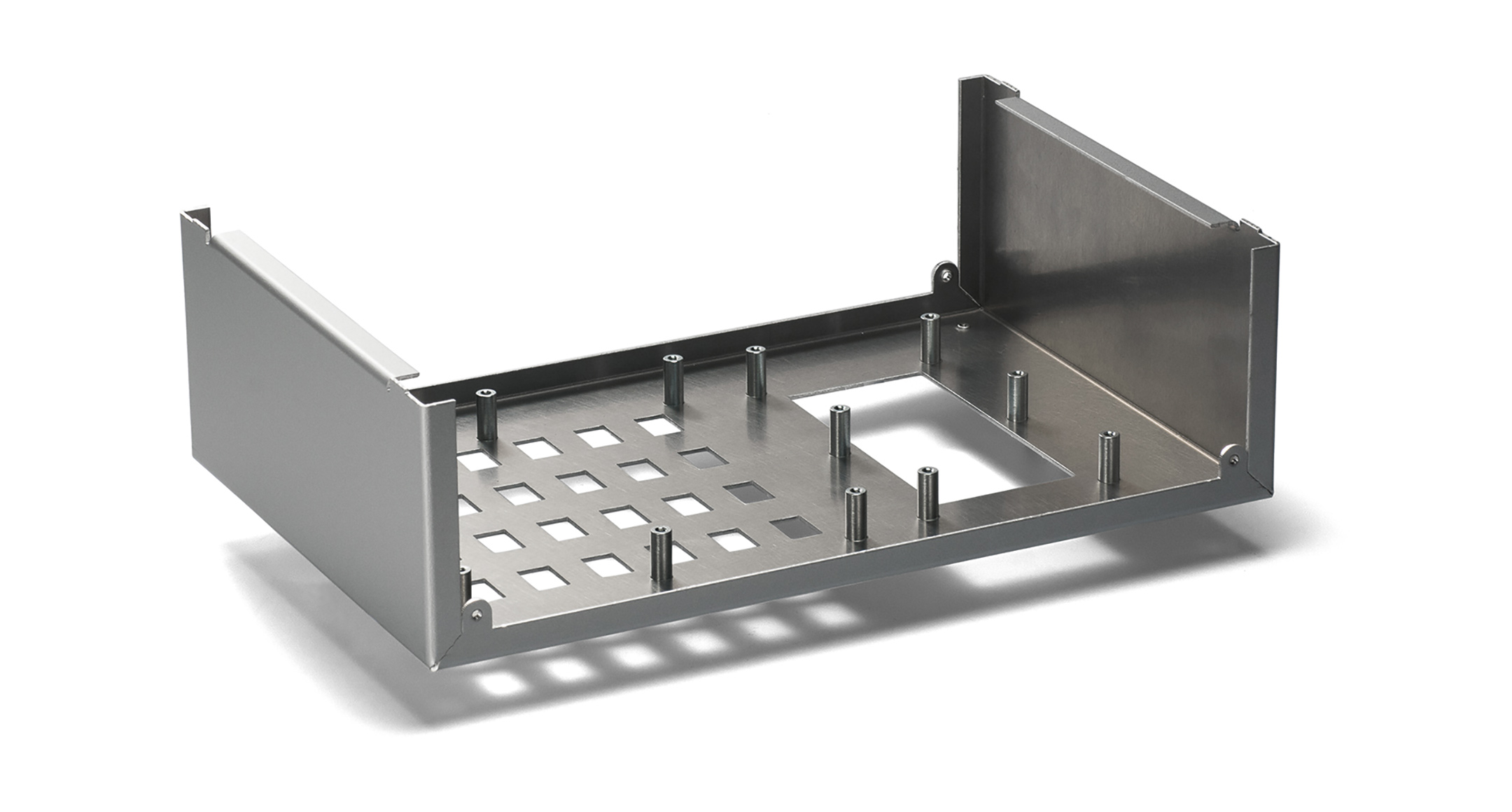 CUSTOM SIZED METAL CASE with CORNER GUARD - MCGF series