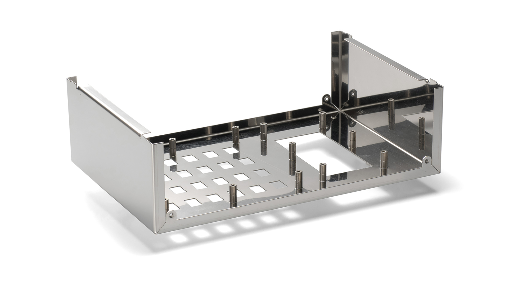 CUSTOM SIZED STAINLESS STEEL CASE with CORNER GUARD - MCGS series