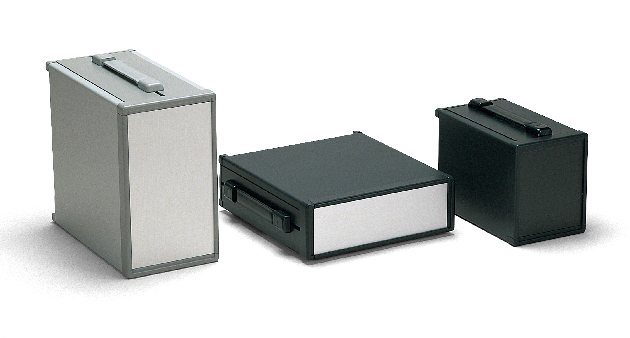 ALUMINUM ENCLOSURE with CARRYING HANDLE - MOY series