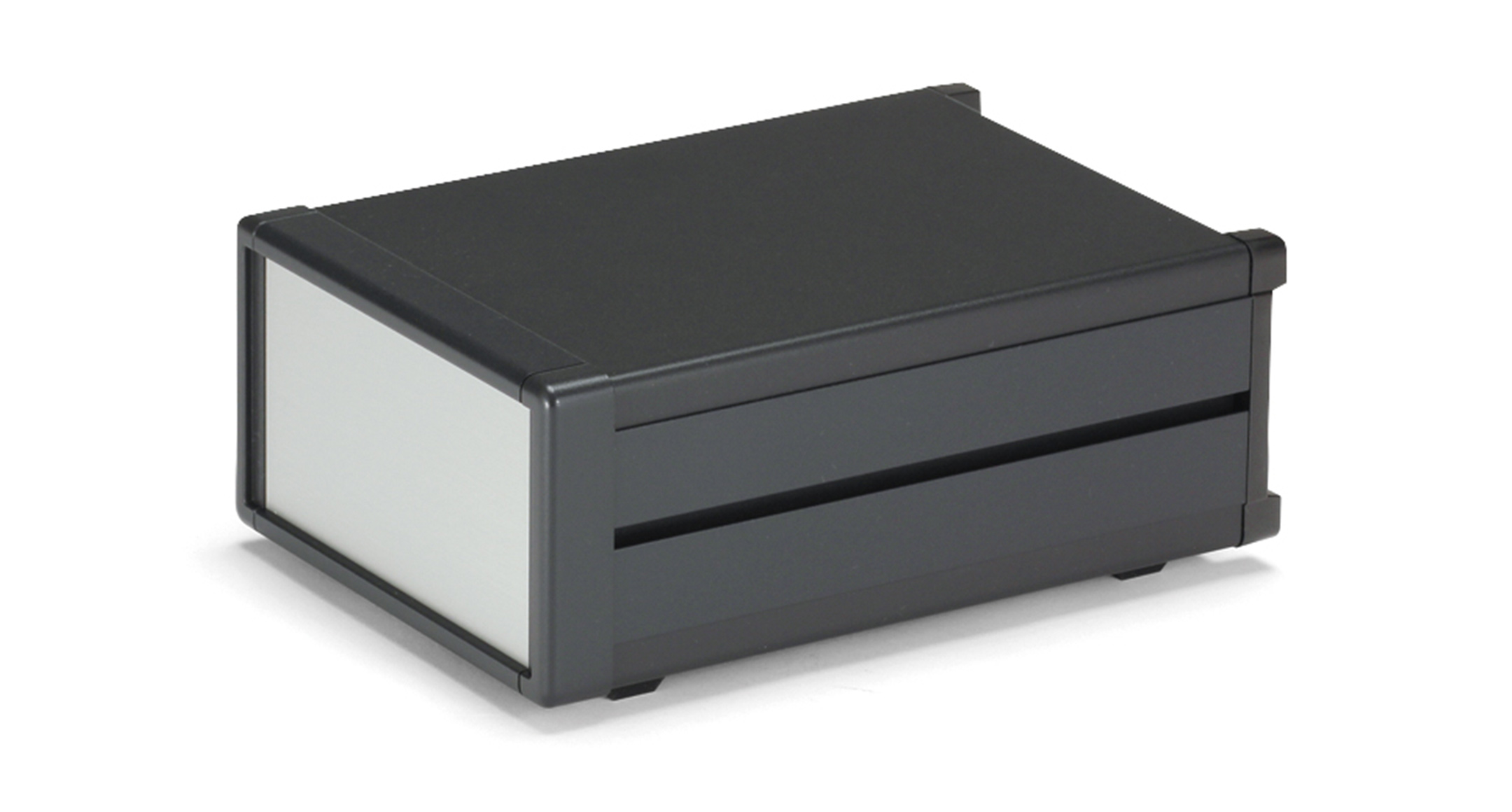 METAL DESKTOP ENCLOSURE - MS series:Black/Silver