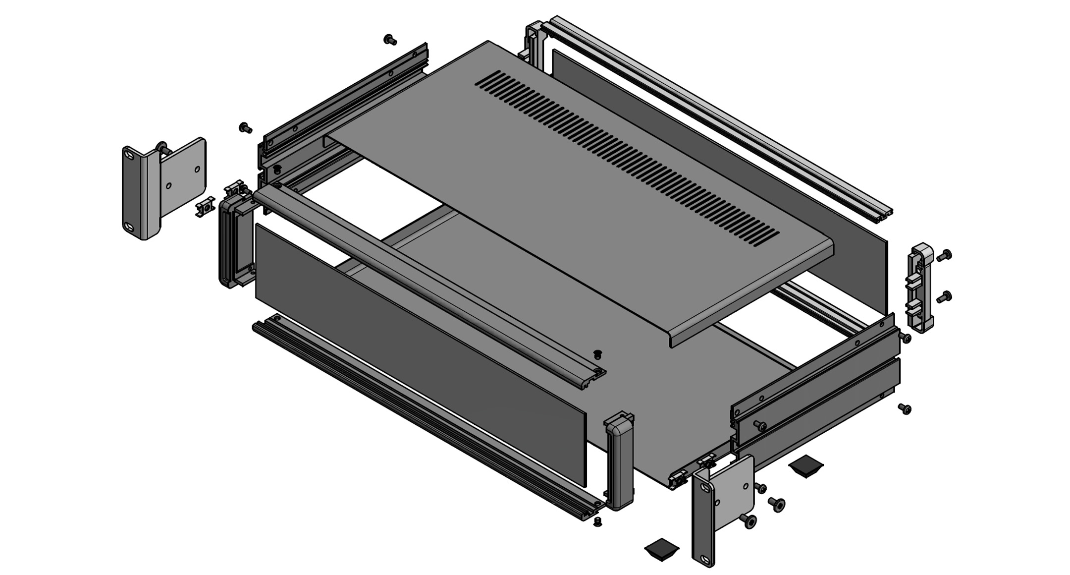 RACK MOUNT NETAL ENCLOSURE - MSR series