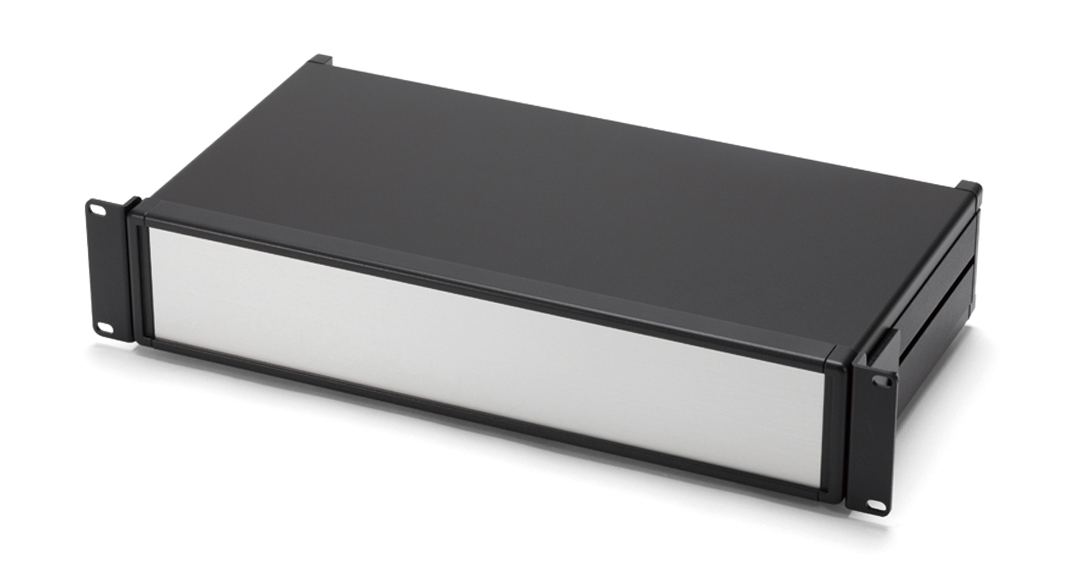 RACK MOUNT ALUMINUM ENCLOSURE - MOR series:Black/Silver