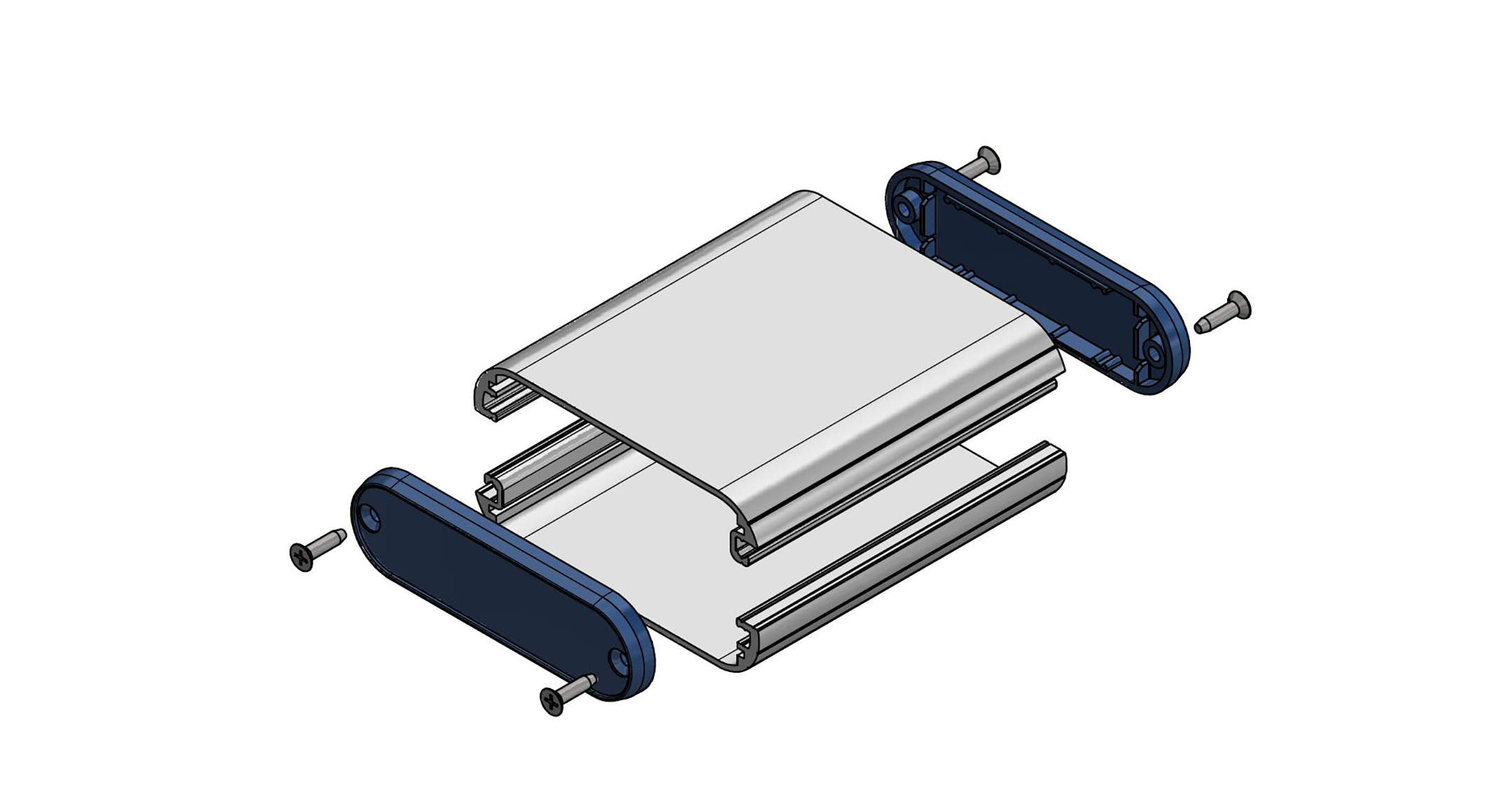 CUSTOM SIZED ROUND EDGE ENCLOSURE MXC series