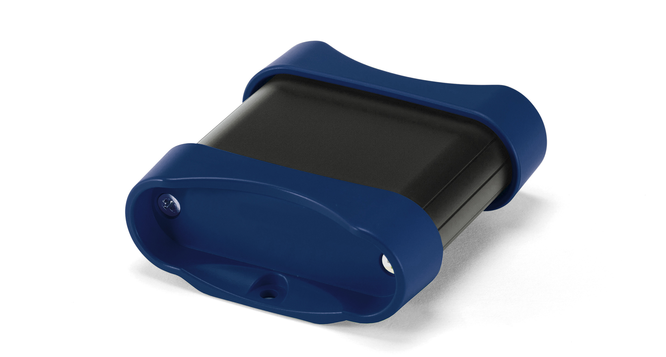 FLANGED NETWORK ALUMINIUM ENCLOSURE - MXF series:Black/Navy