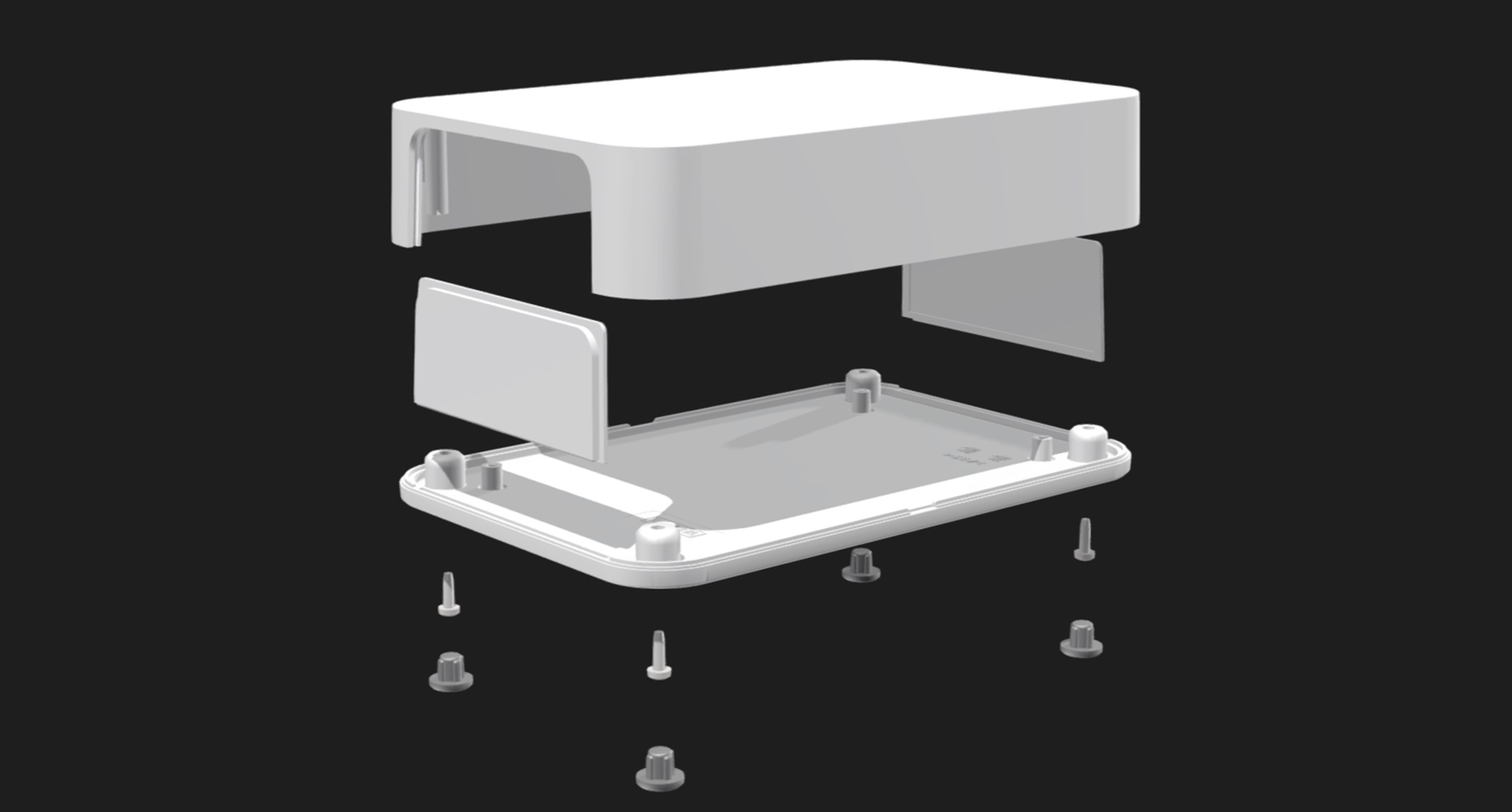 PLASTIC ENCLOSURE - FRONT/REAR PANEL TYPE - PF series