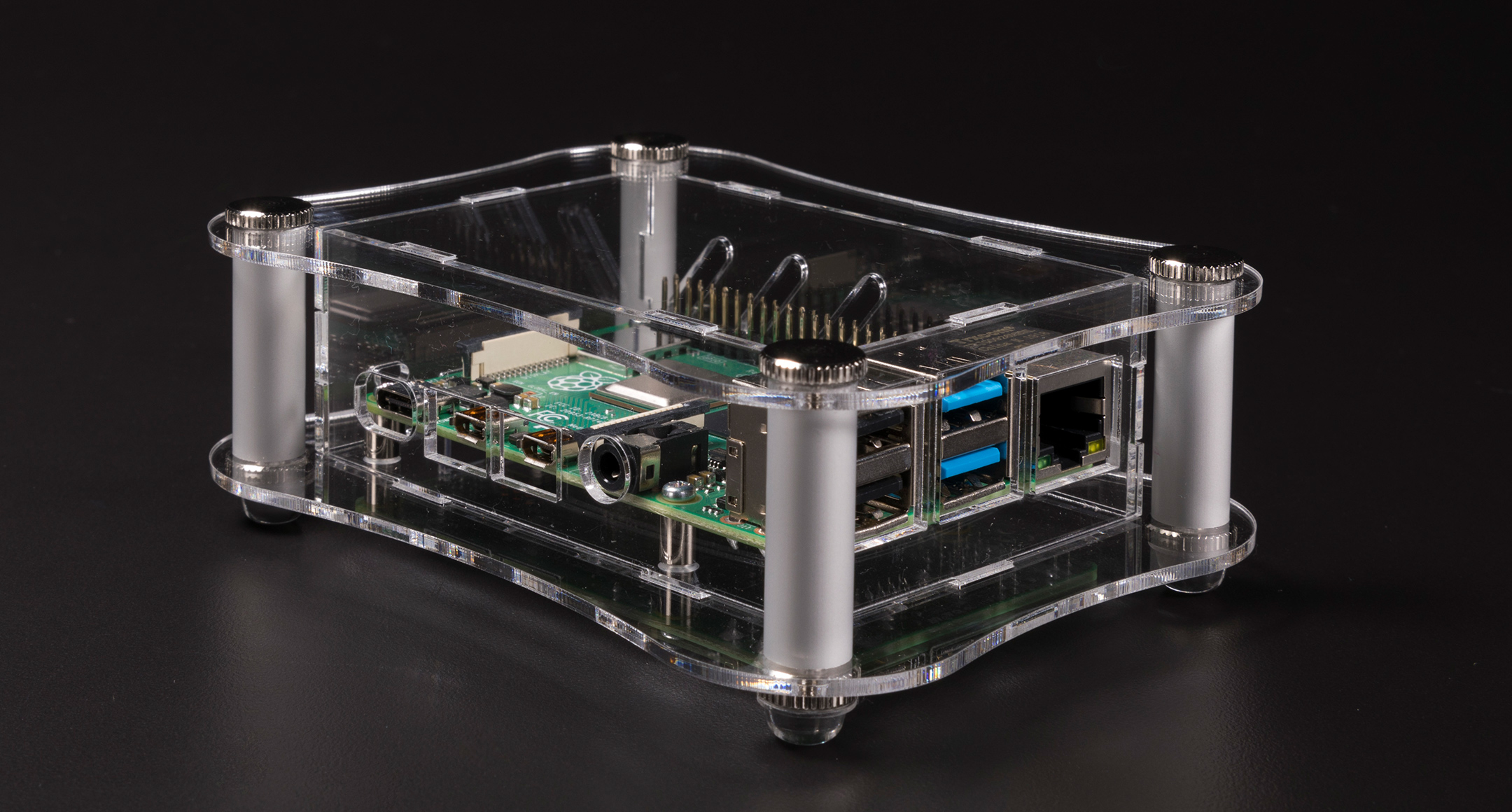 Raspberry Pi 4B ACRYLIC CASE - RPA series