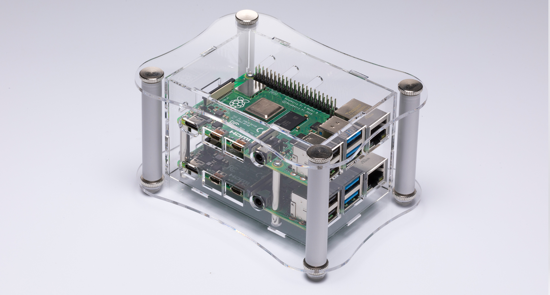 Raspberry Pi 4B ACRYLIC CASE - RPA series