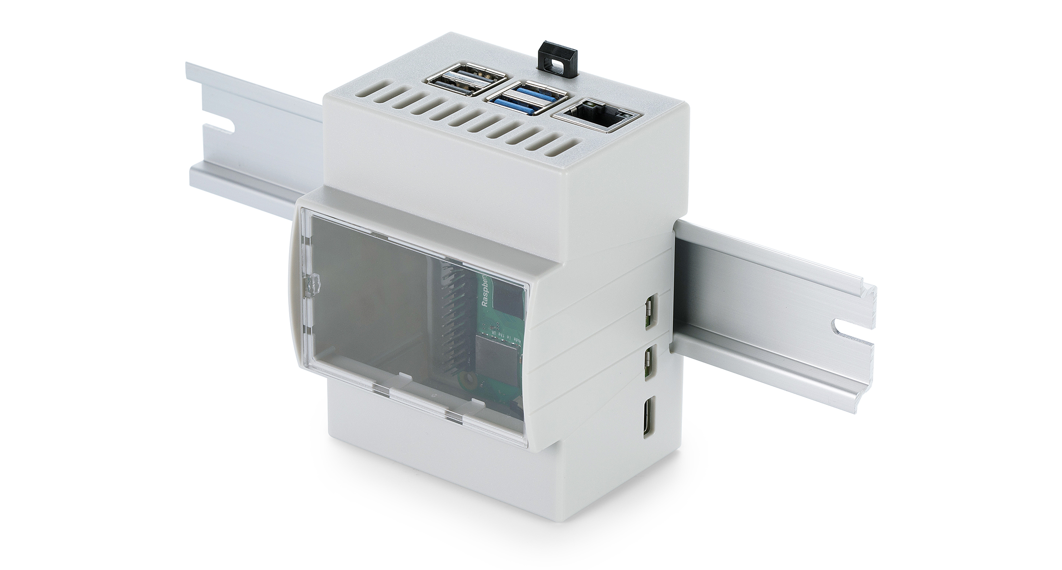 Raspberry Pi 5 DIN RAIL CASE - RPDM-5