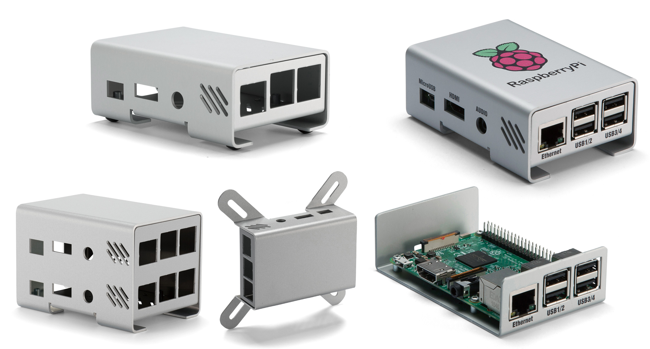 Raspberry Pi 2B/3B ALUMINIUM CASE - RPI series